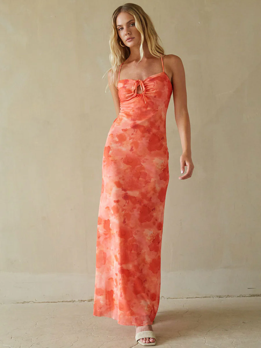 Chelley Keyhole Maxi Dress - luluinthesky