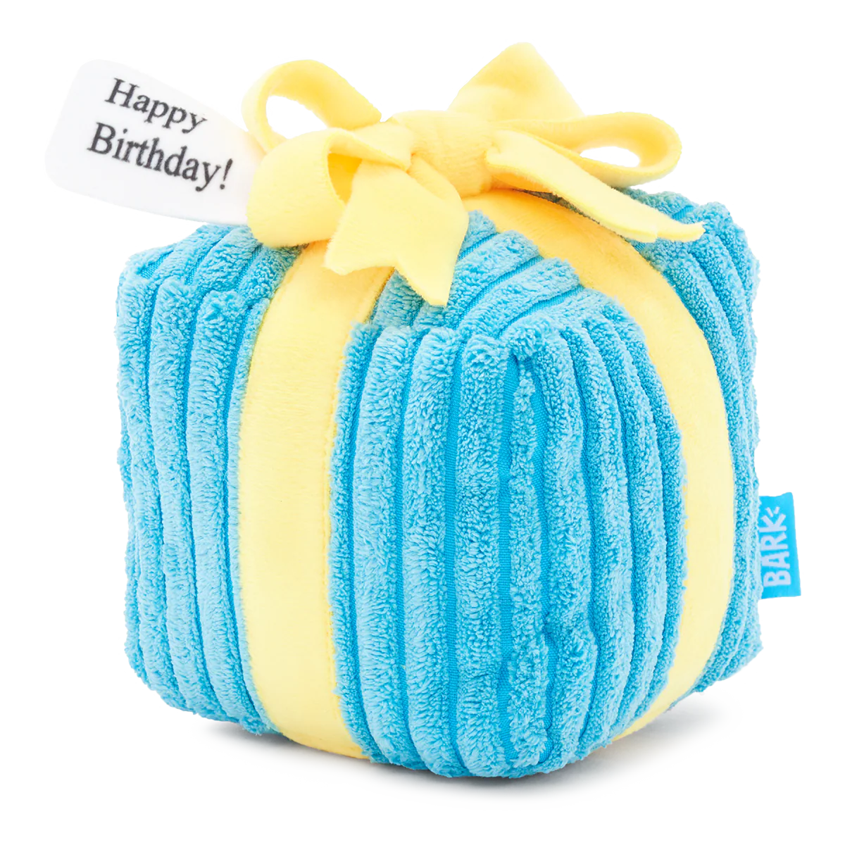 Throw A Party Present Plush 2-in-1 Dog Toy