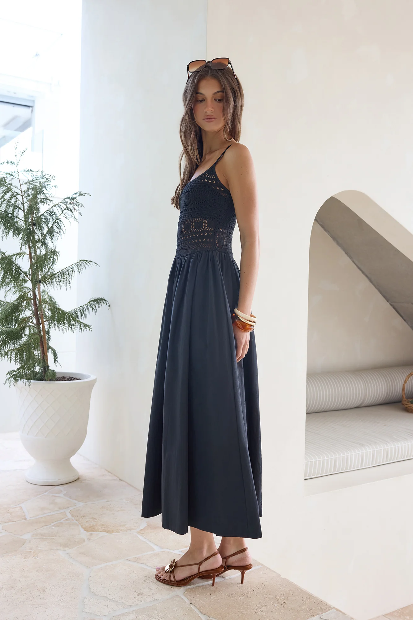 Heat Wave Maxi Dress Black