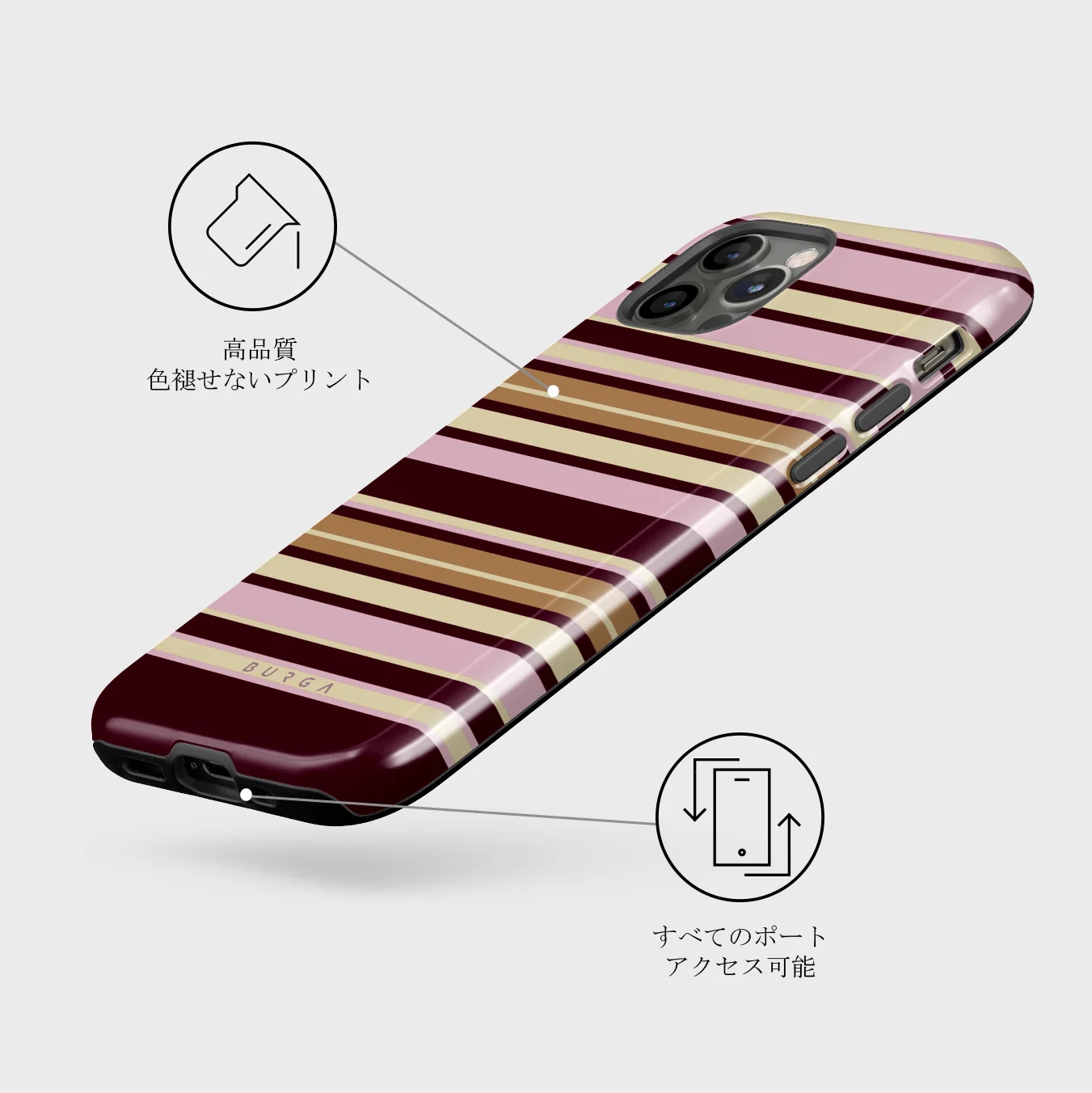 Berry Layers - iPhone 12 Pro ケース