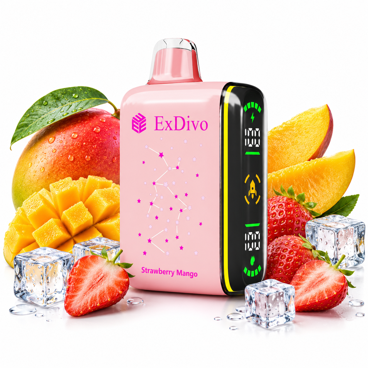 Strawberry Mango - ExDivo INTERSTELLAR 35K Disposable Vape