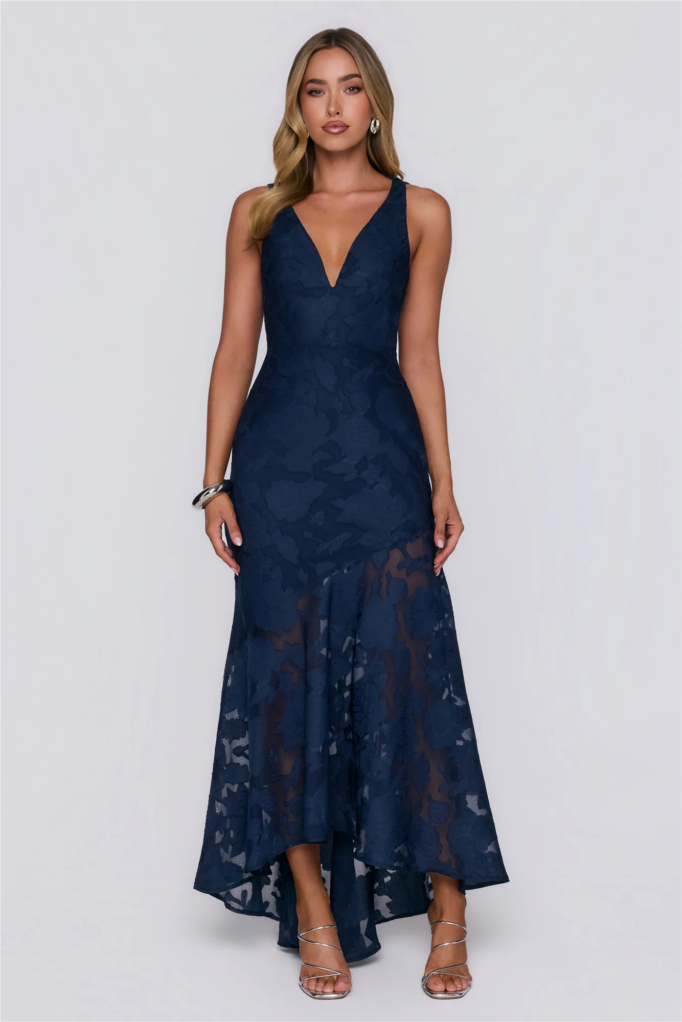An Invitation Only Maxi Dress Navy