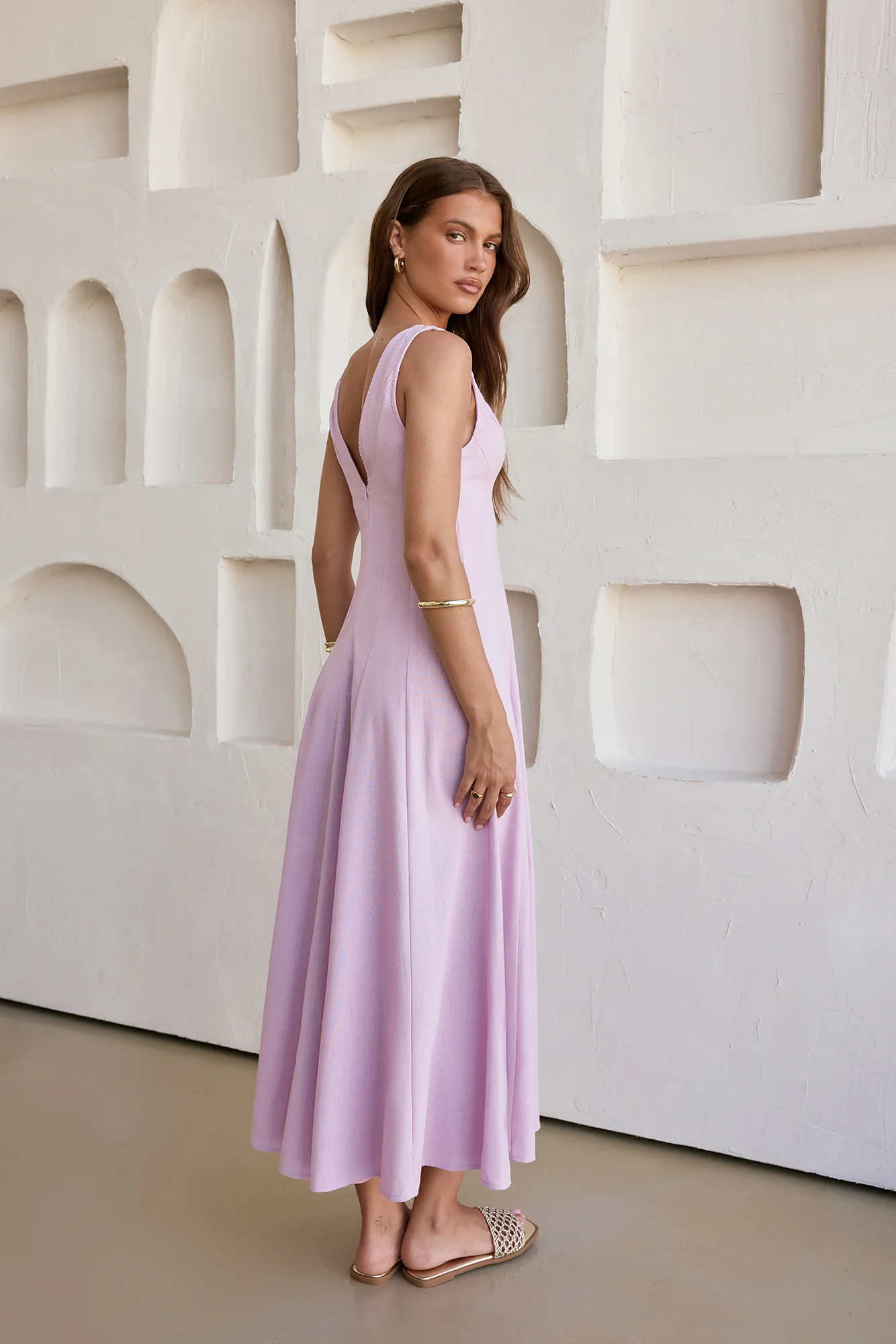 Open Meadows Maxi Dress Lilac
