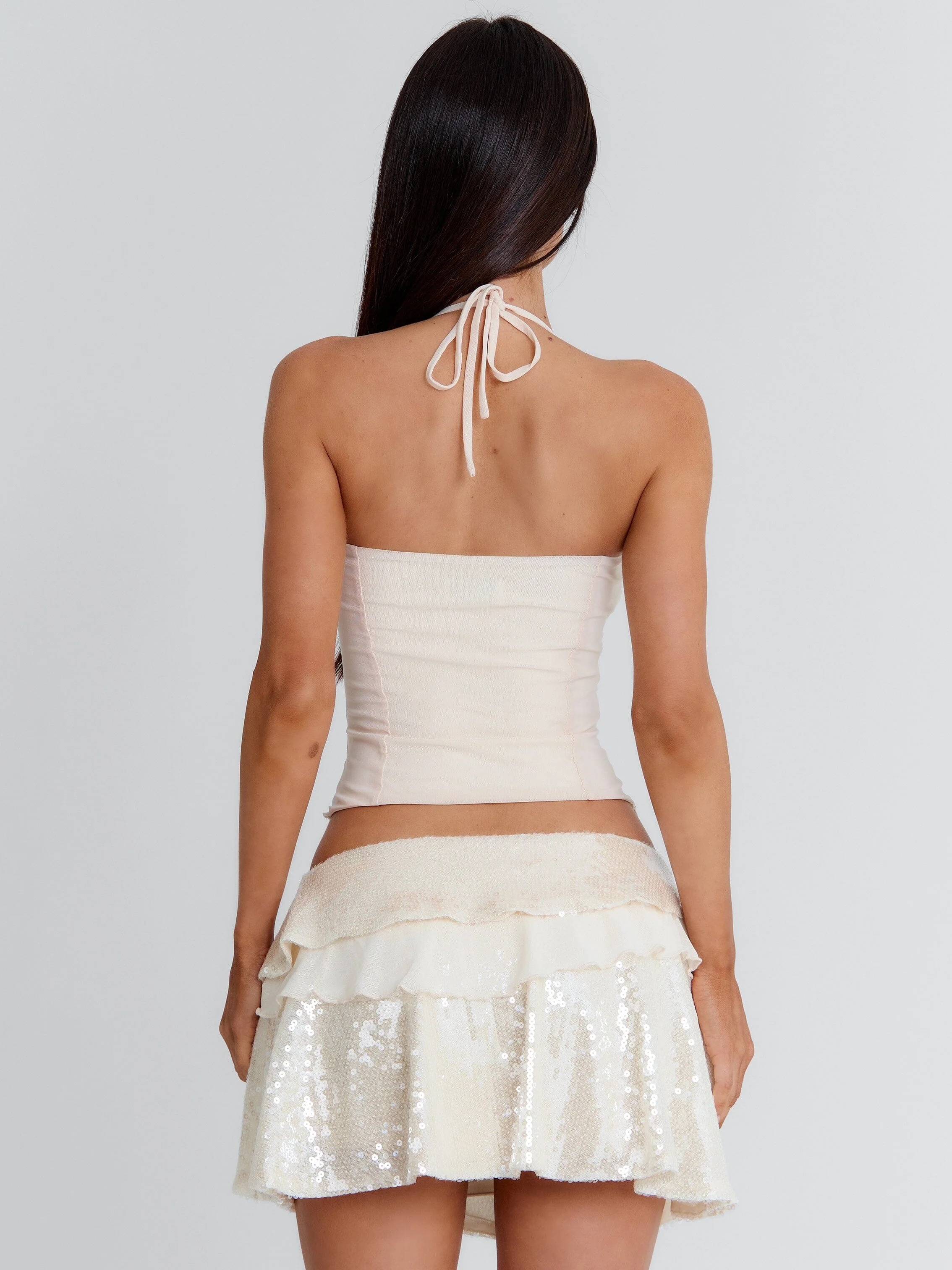 Stacy Mini Skirt Ivory