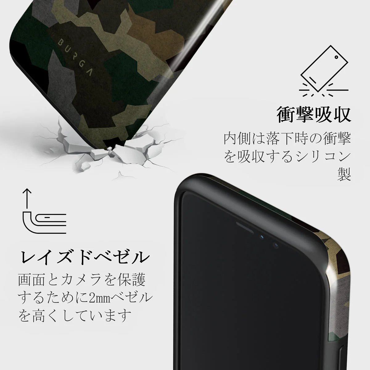 Tropical Green Camo - iPhone 11 Pro ケース