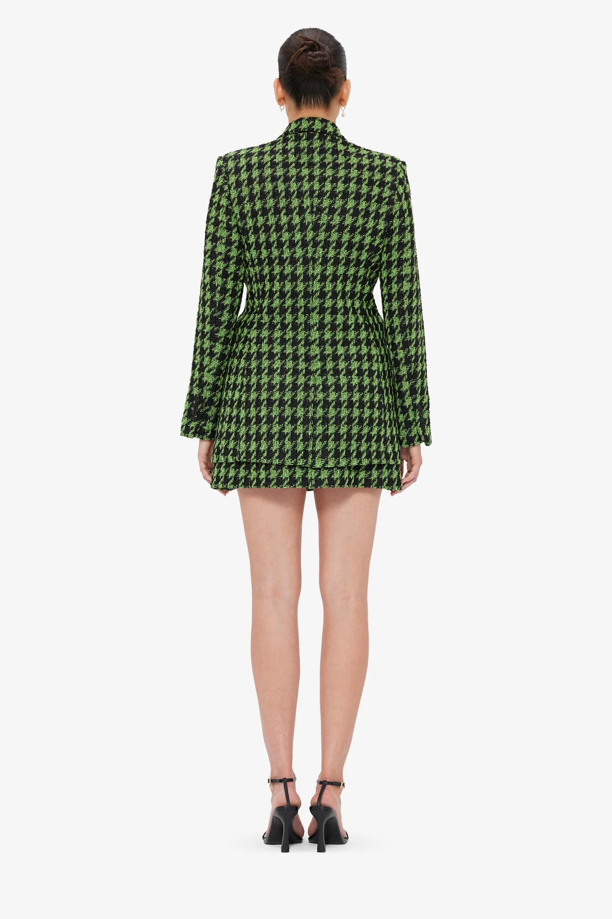 Jazlyn Tweed Blazer - Houndstooth