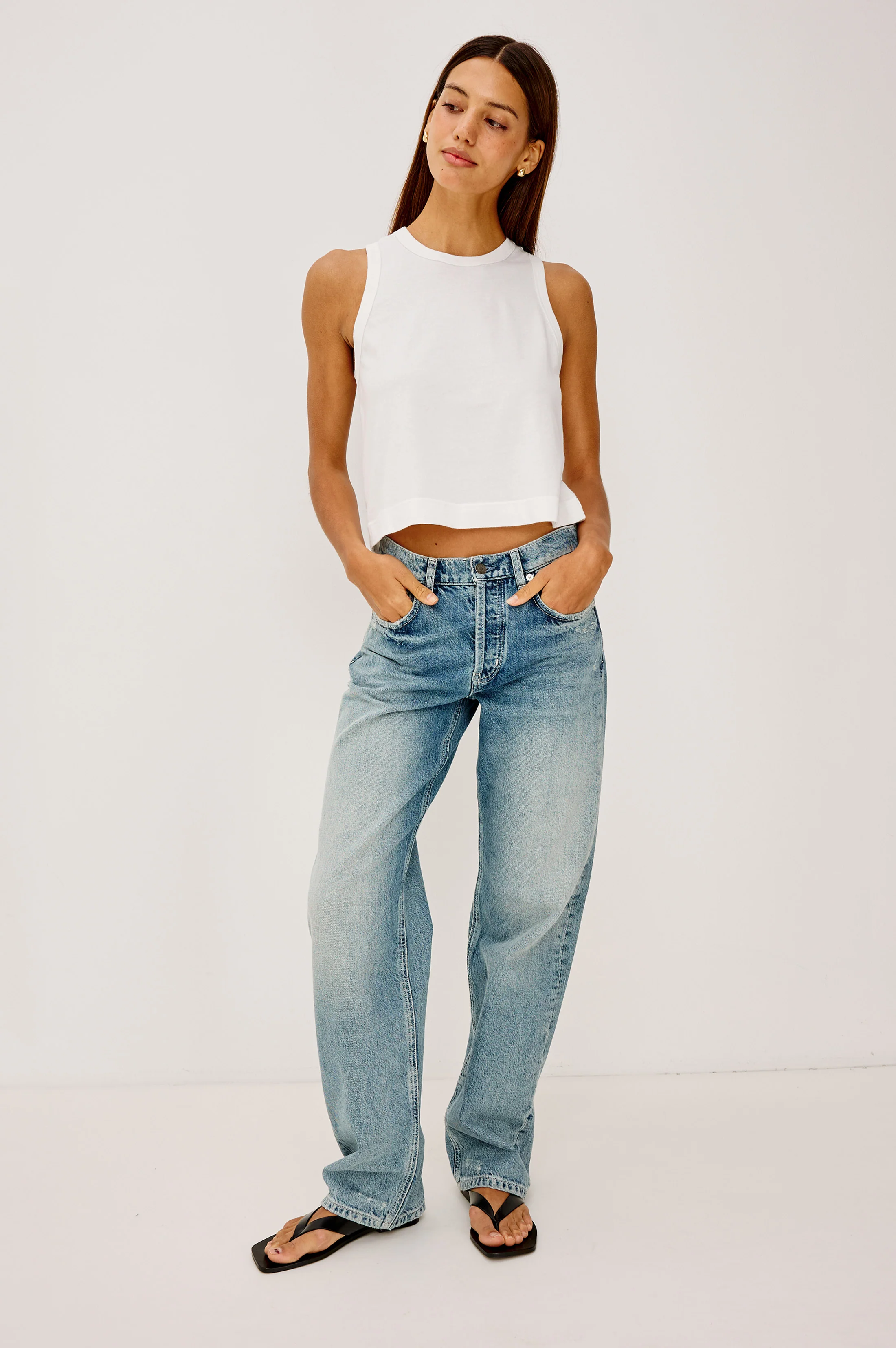 Boxy Tank - White
