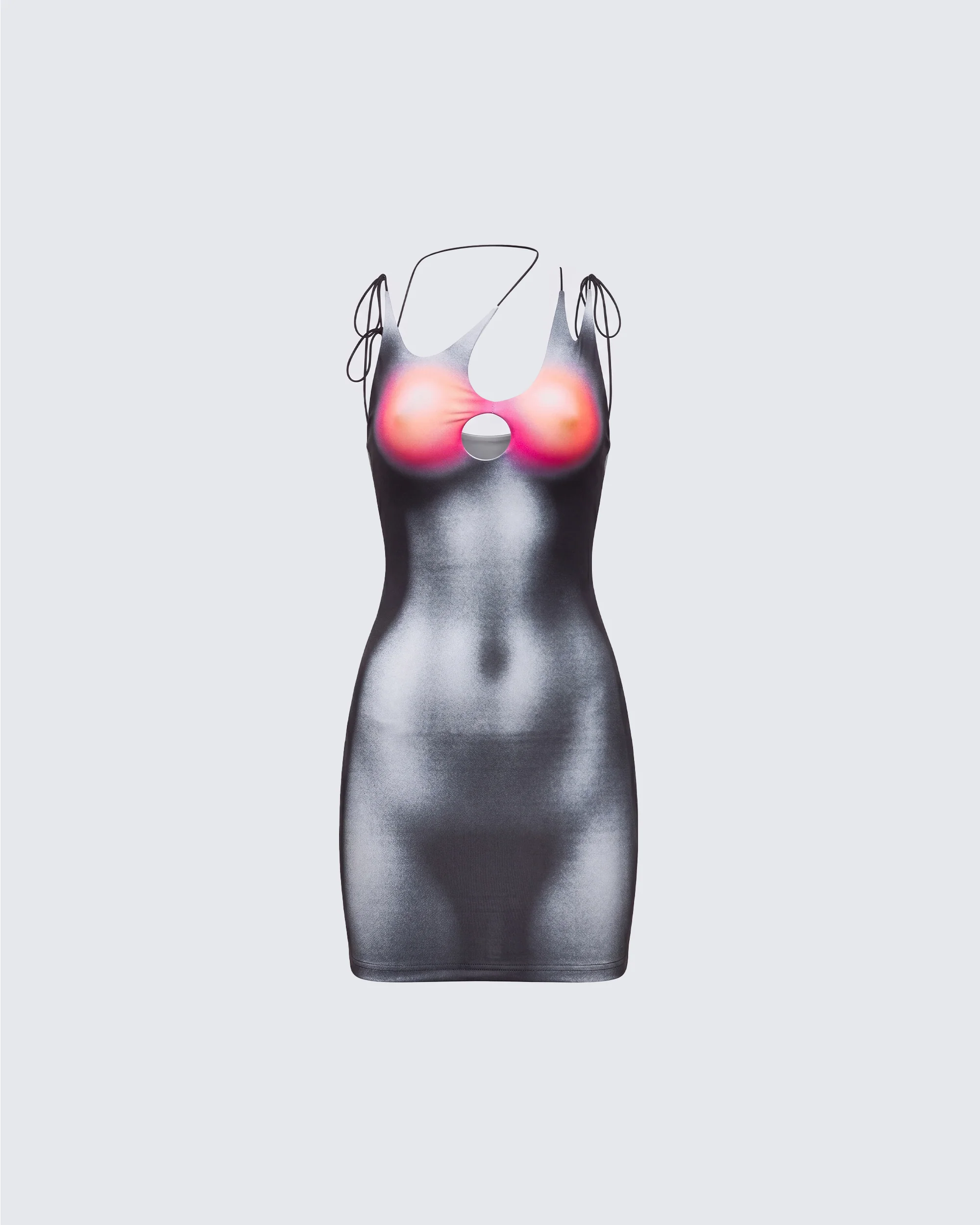 Sabrina Body Print Mini Dress