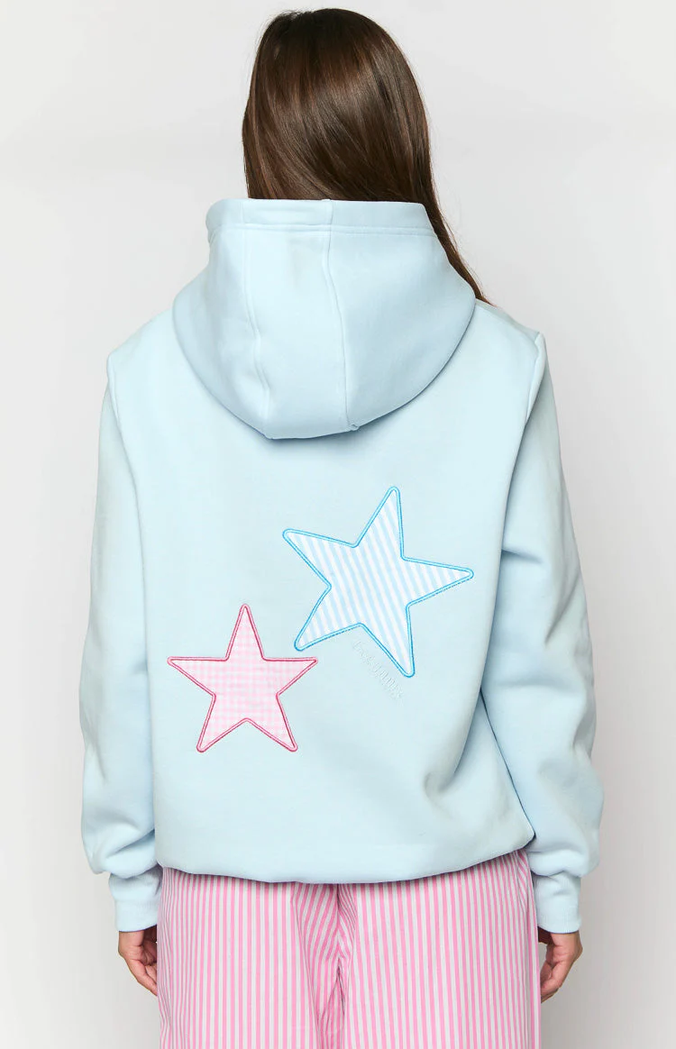 P.MAYO Light Blue Star Hoodie