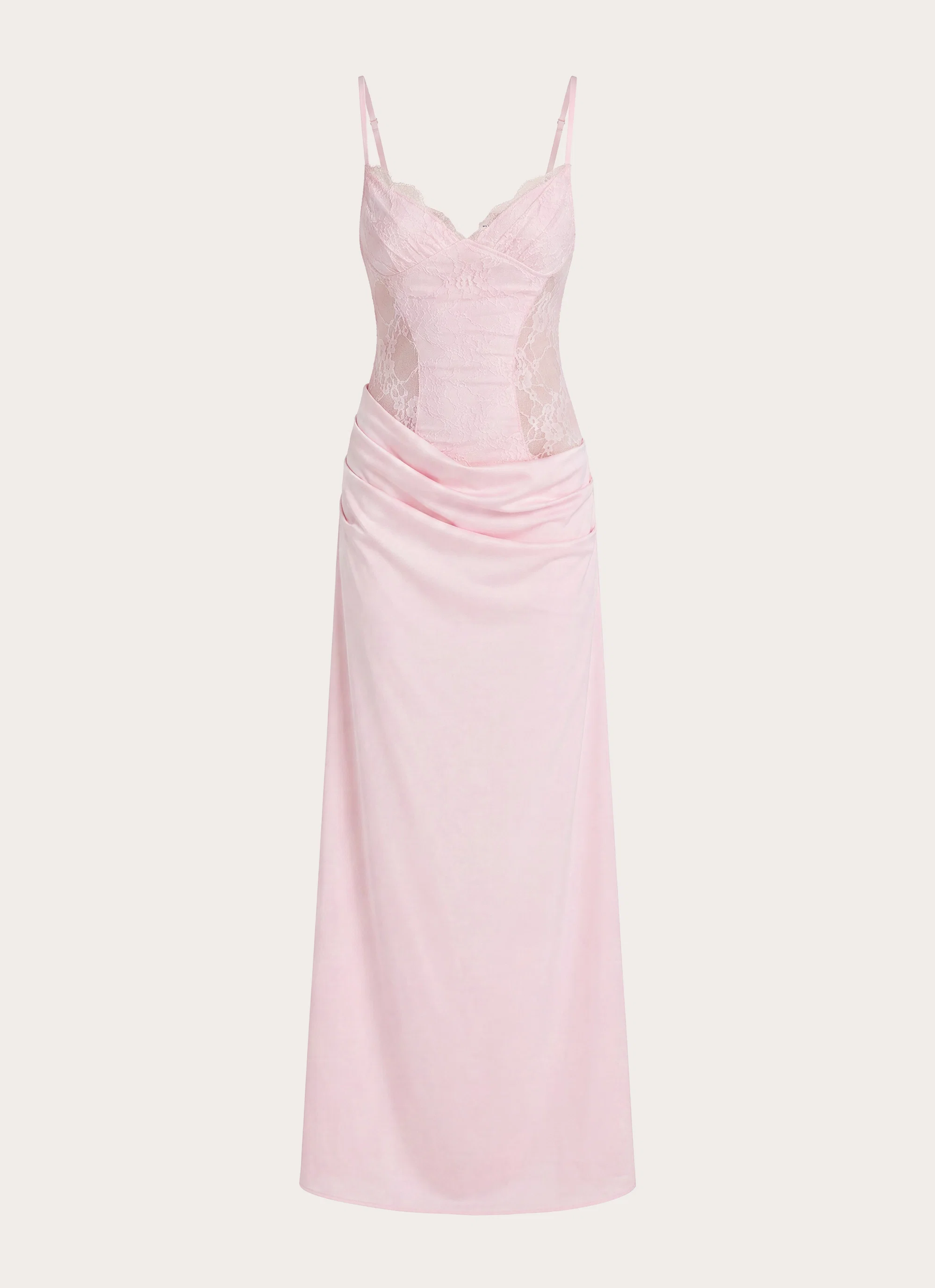 Anabeila Maxi Dress - Pink - FASHION NOB