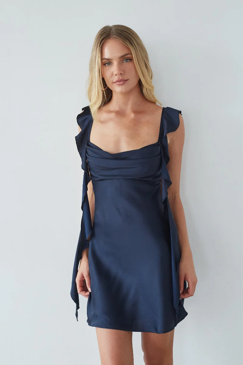 Scheana Ruffle Strap Mini Dress - luluinthesky