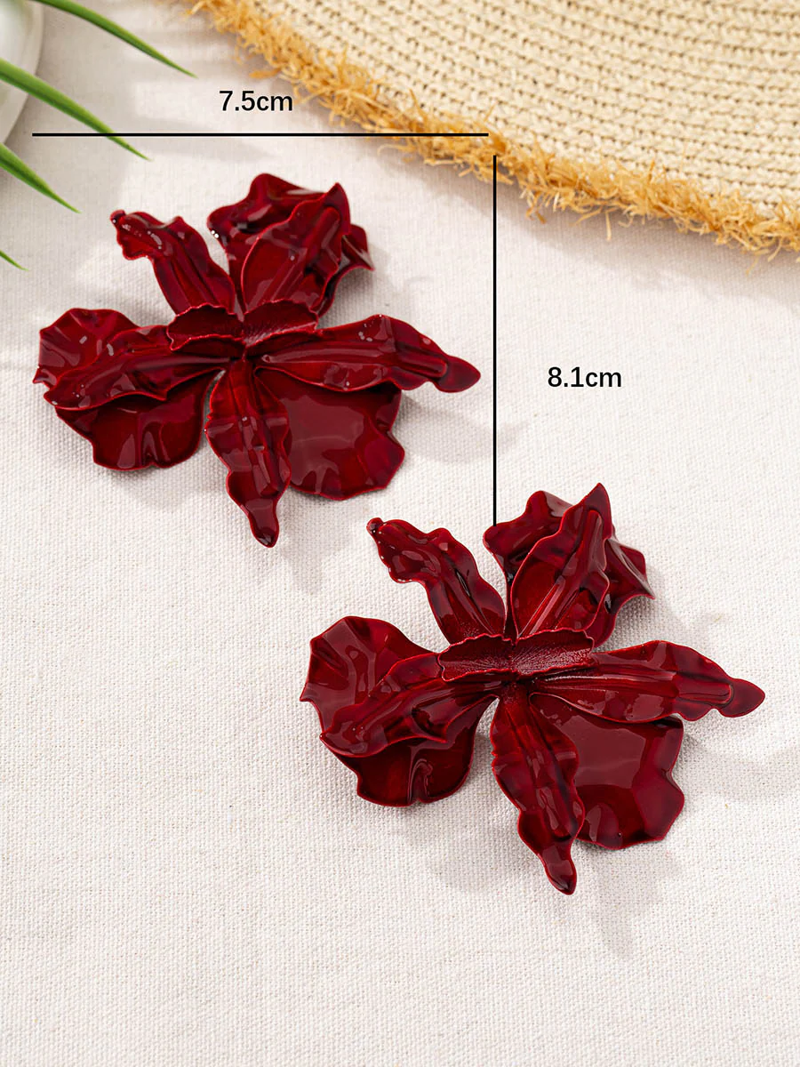 Flower Shape Earrings Accessories
