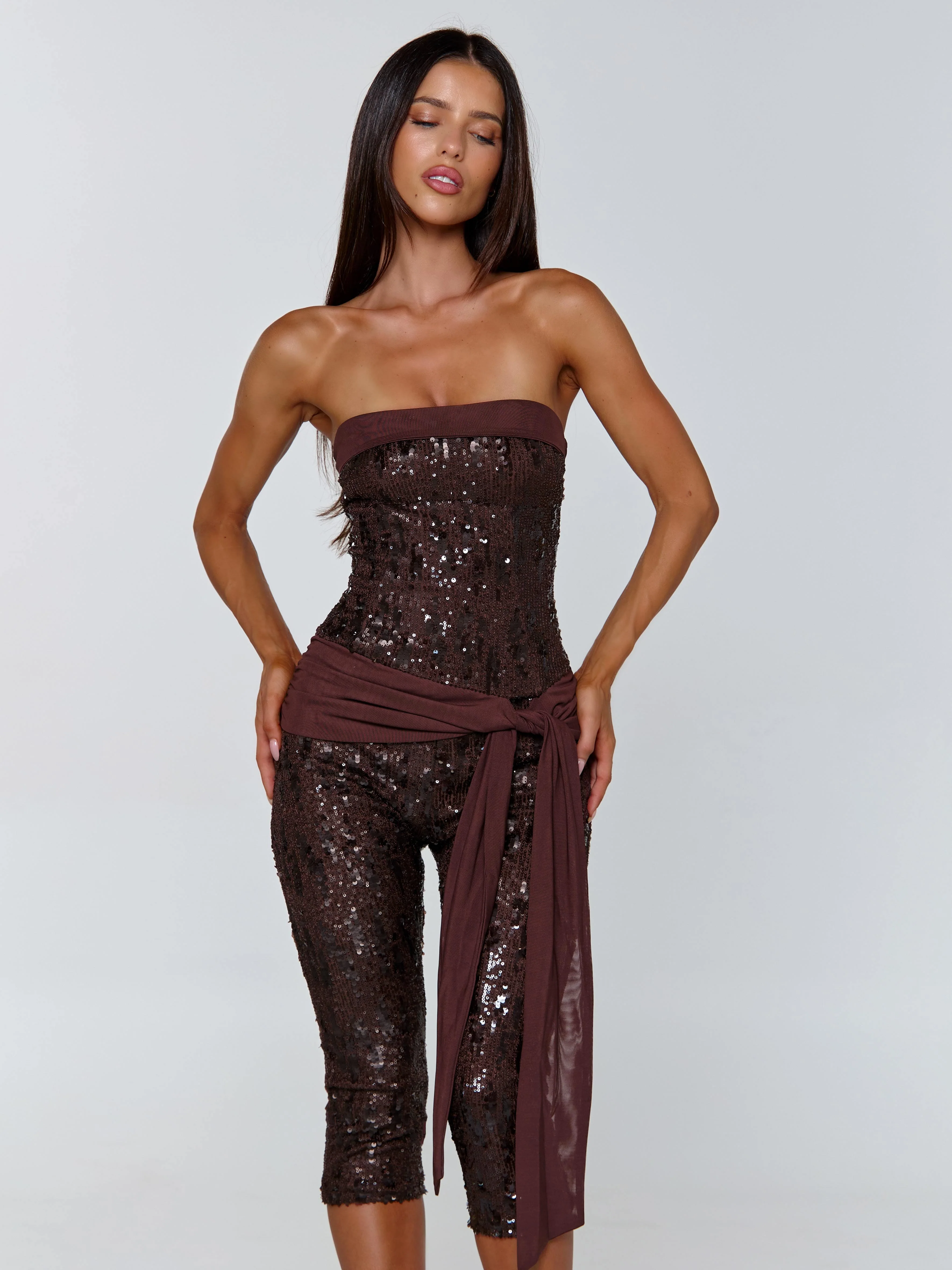 Mariella Jumpsuit Chocolate