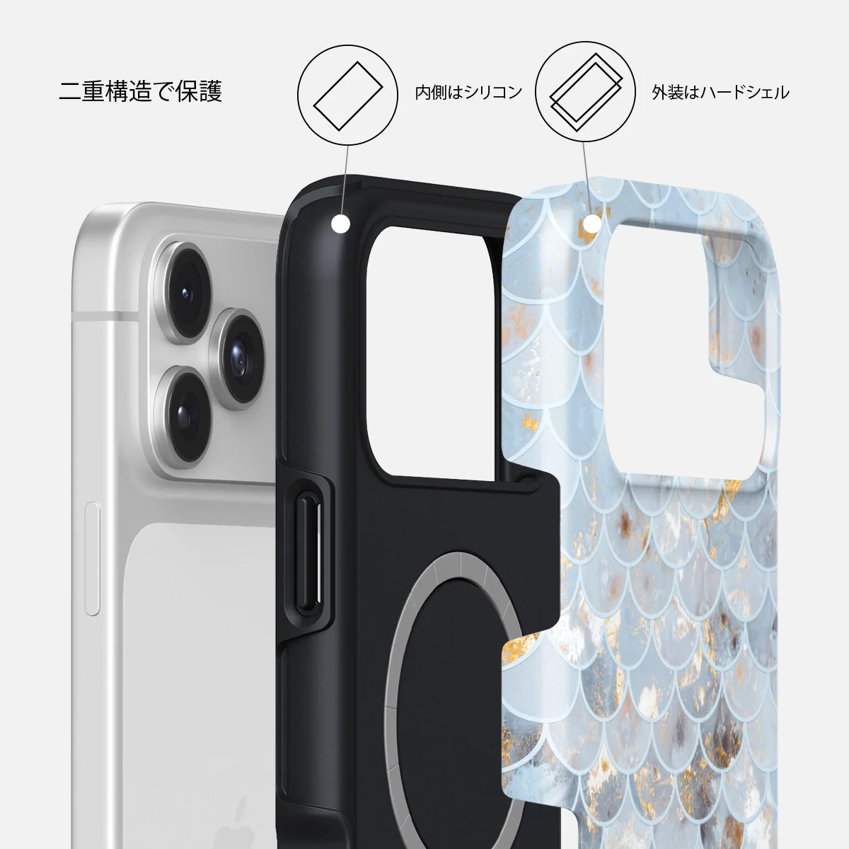 Mermaid Skin - iPhone 17 Pro ケース