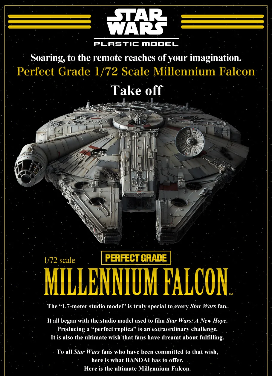 Star Wars PG Millennium Falcon (A New Hope) Model Kit
