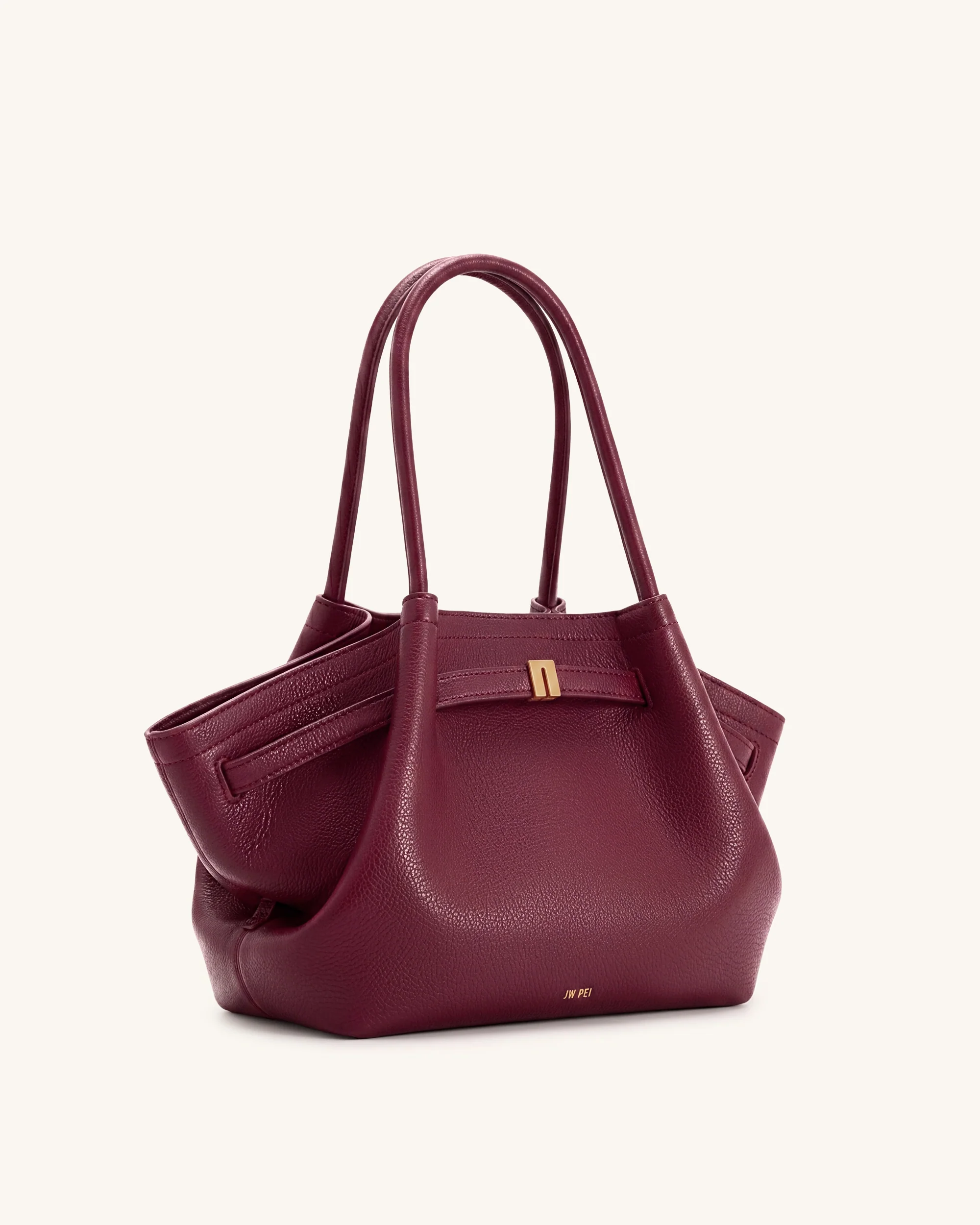 Hana Medium Tote Bag - Burgundy