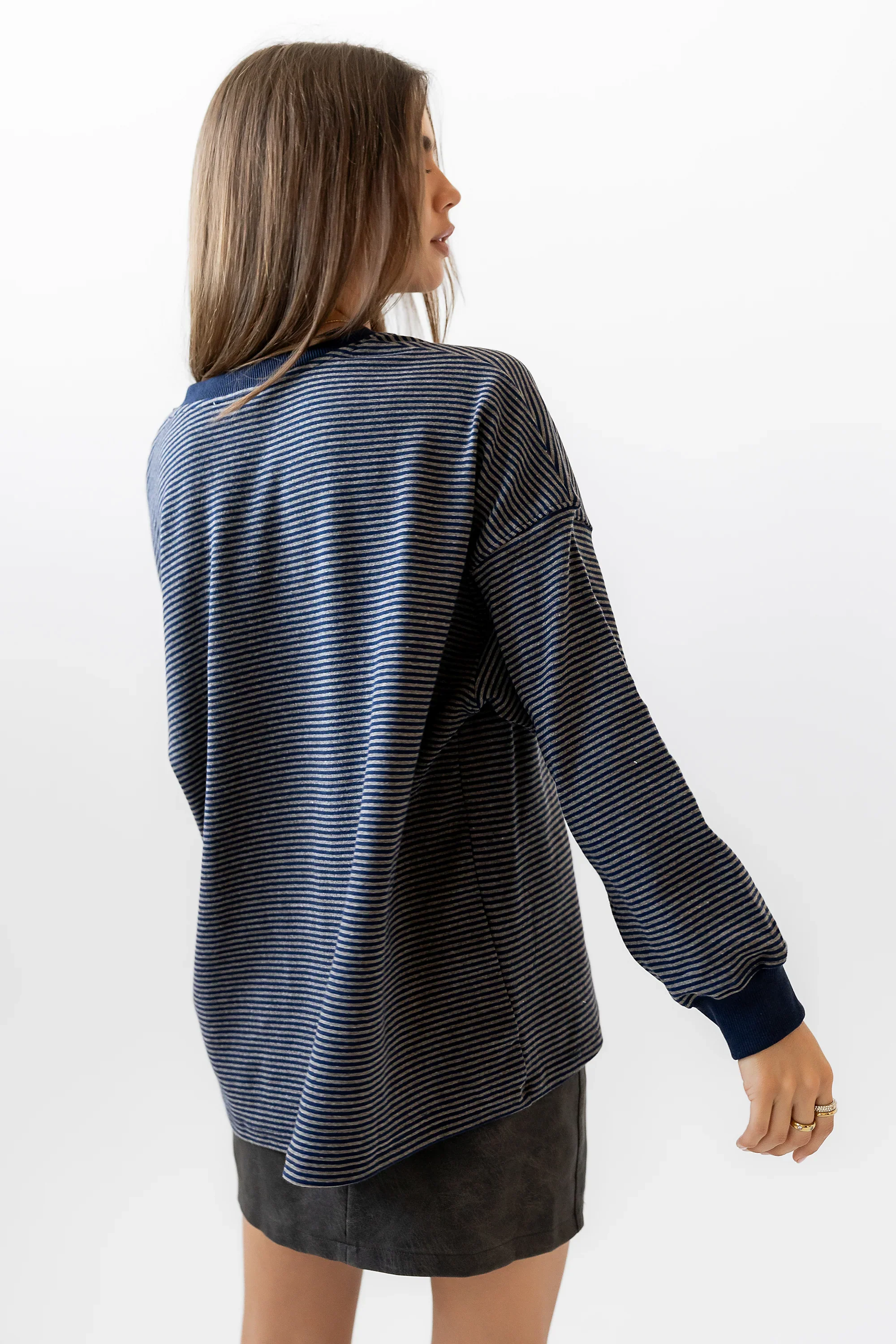 Skye Oversized Striped Top