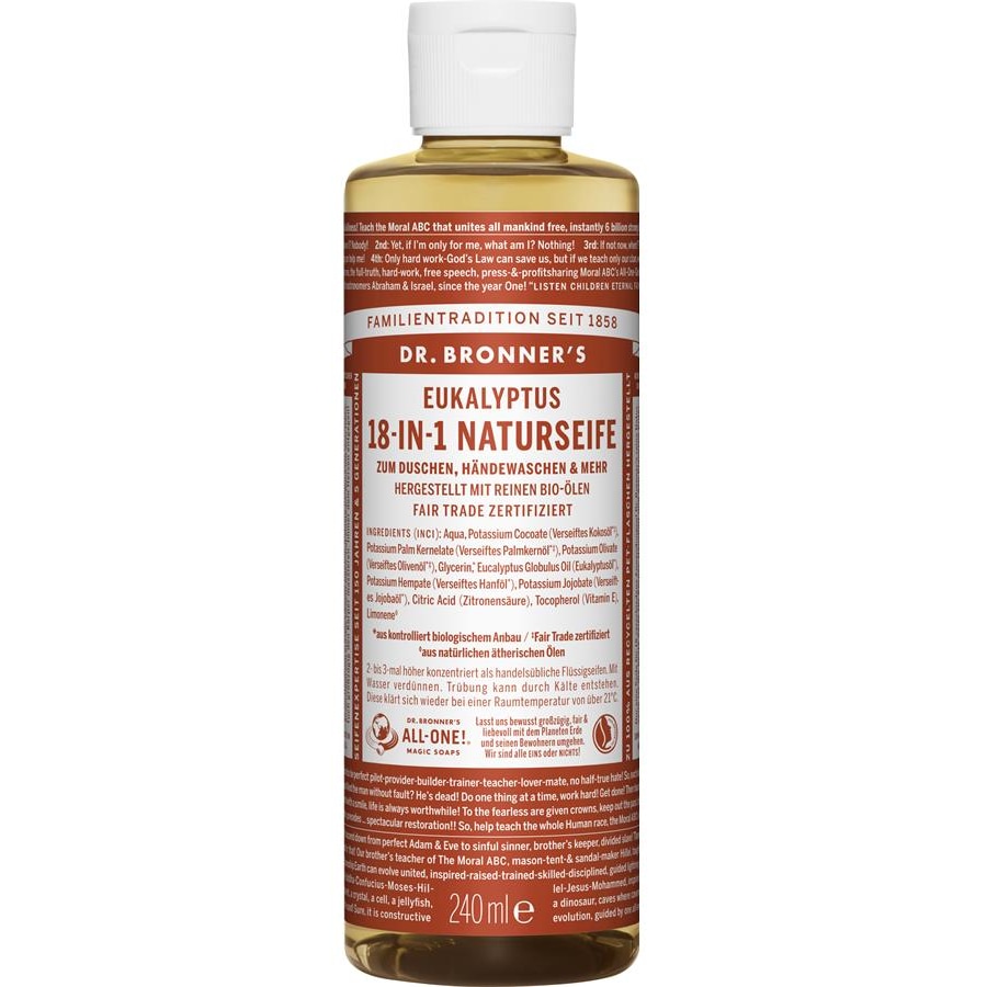 Dr. Bronner's Mydła w płynie Naturalne mydło eukaliptusowe 18 w 1