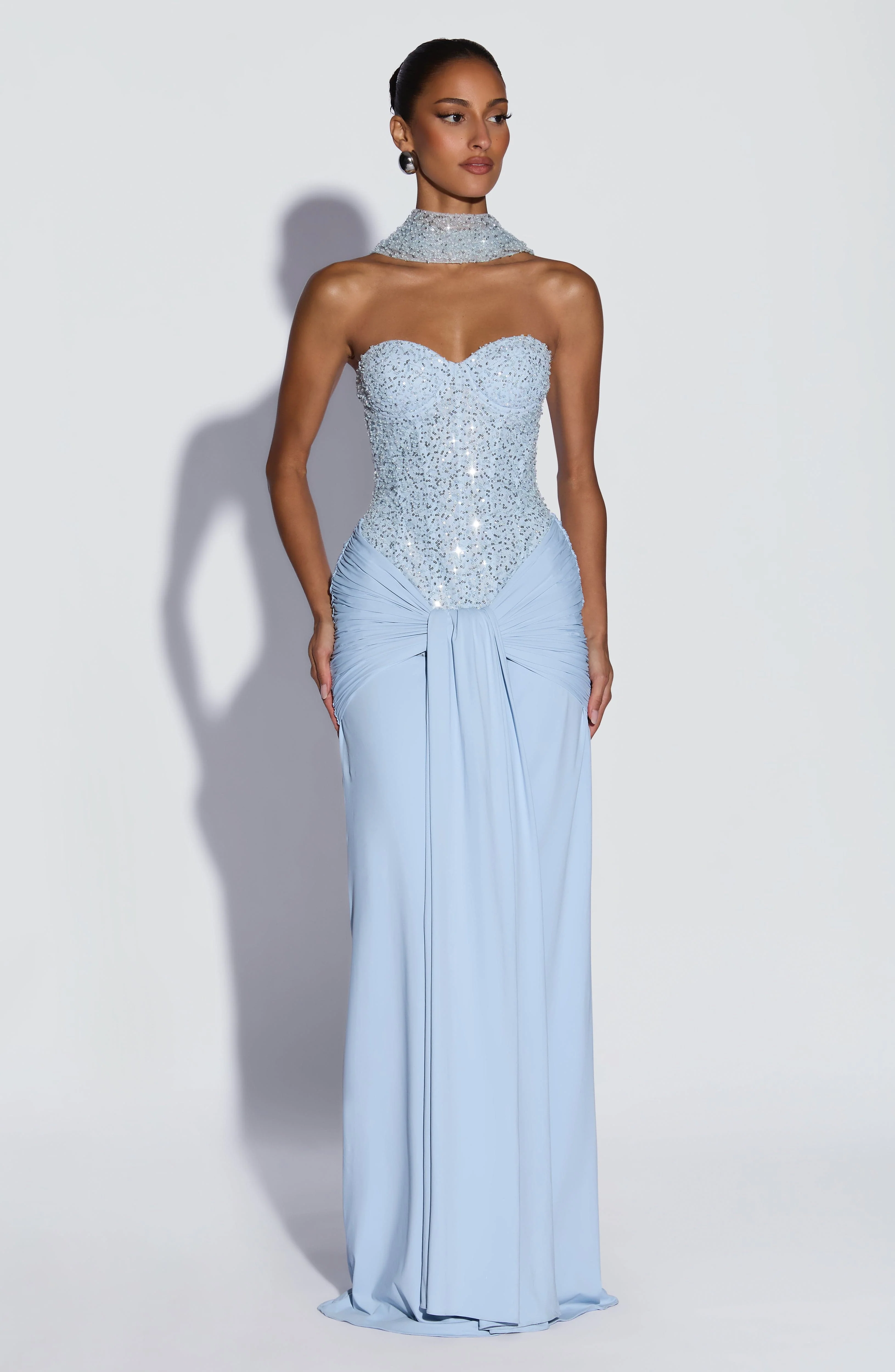 Carina Maxi Dress - Glacier Blue