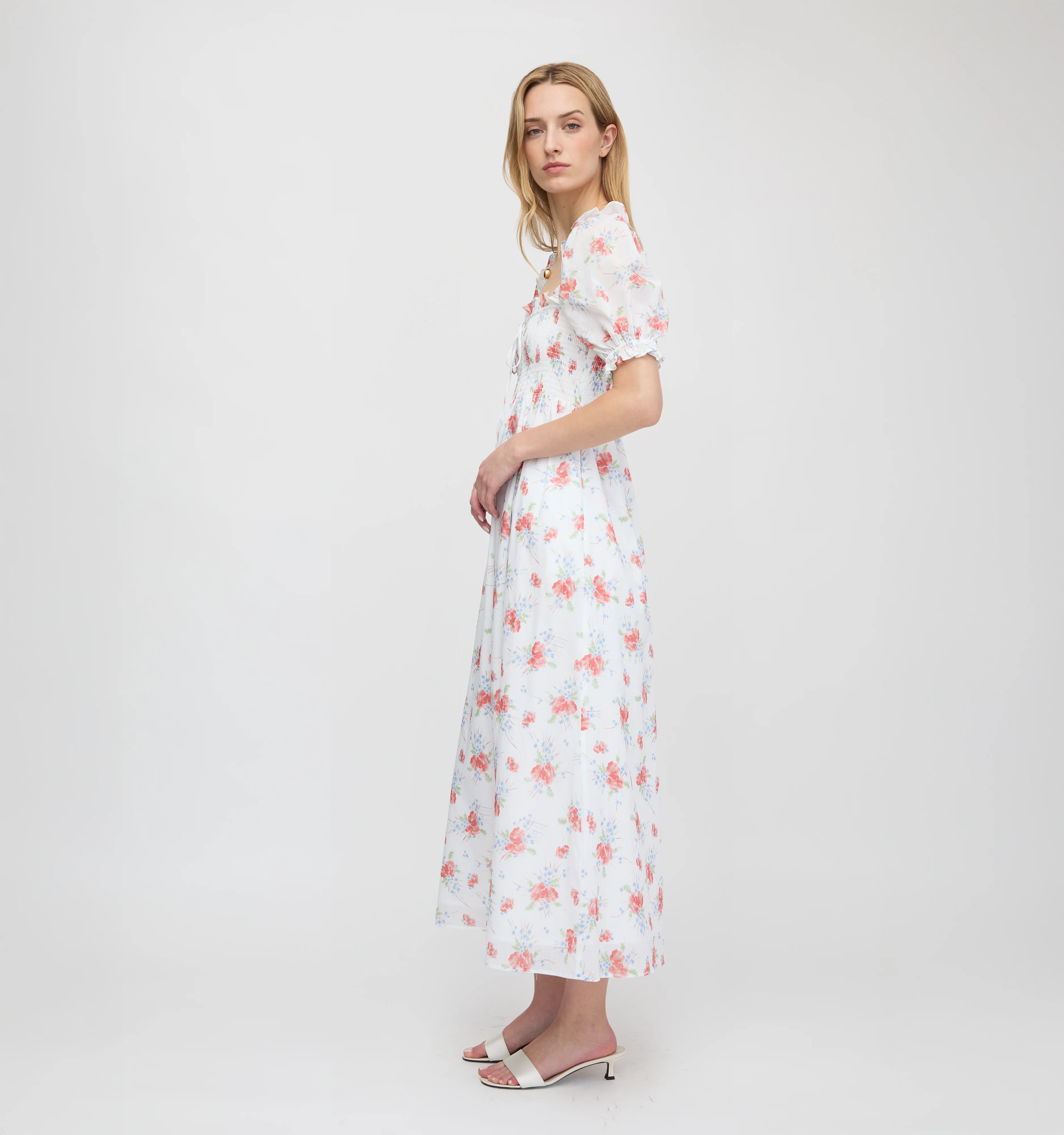 The Scarlett Nap Dress - Sunburst Blossoms
