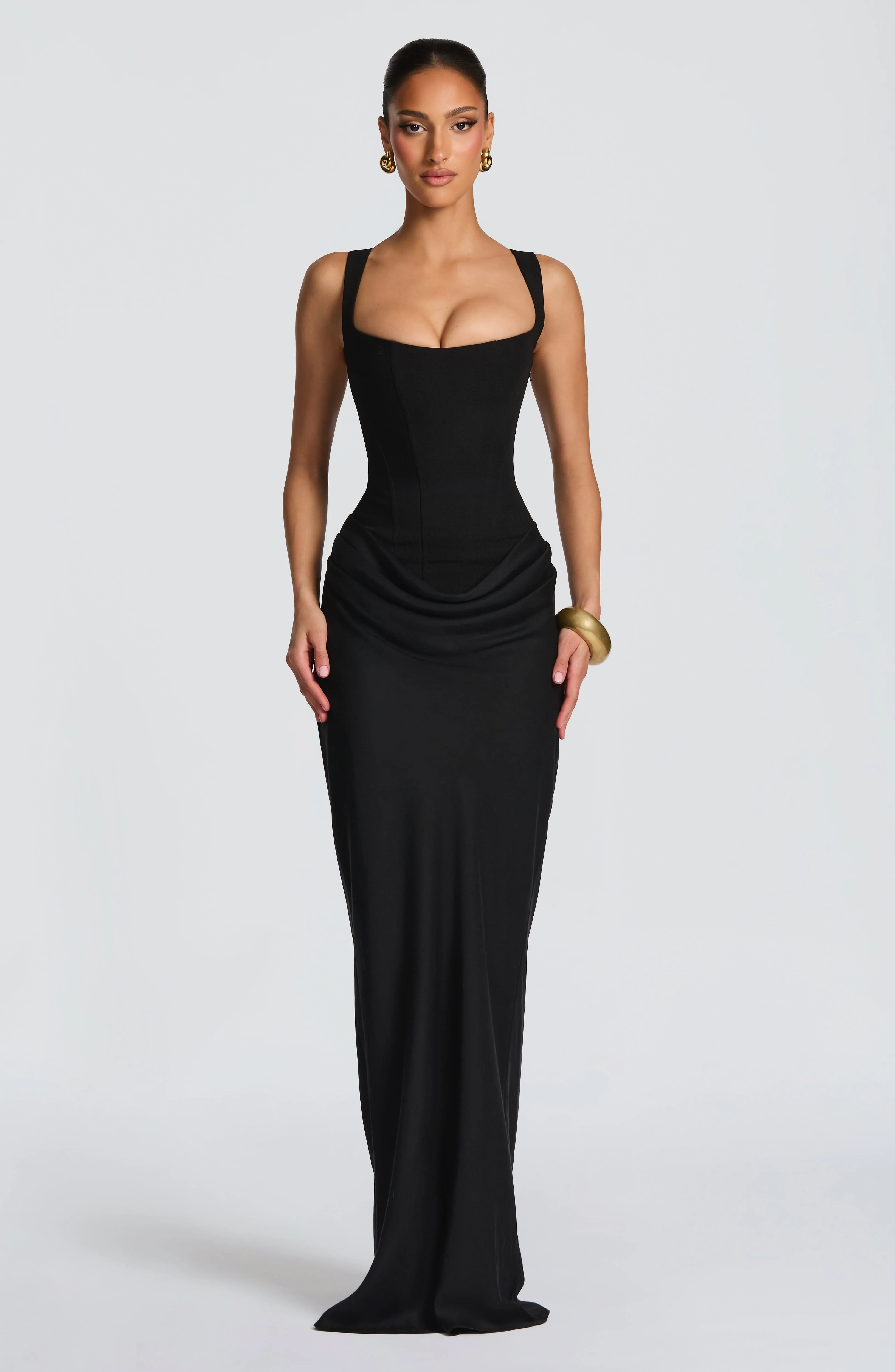 Cornelia Maxi Dress - Black