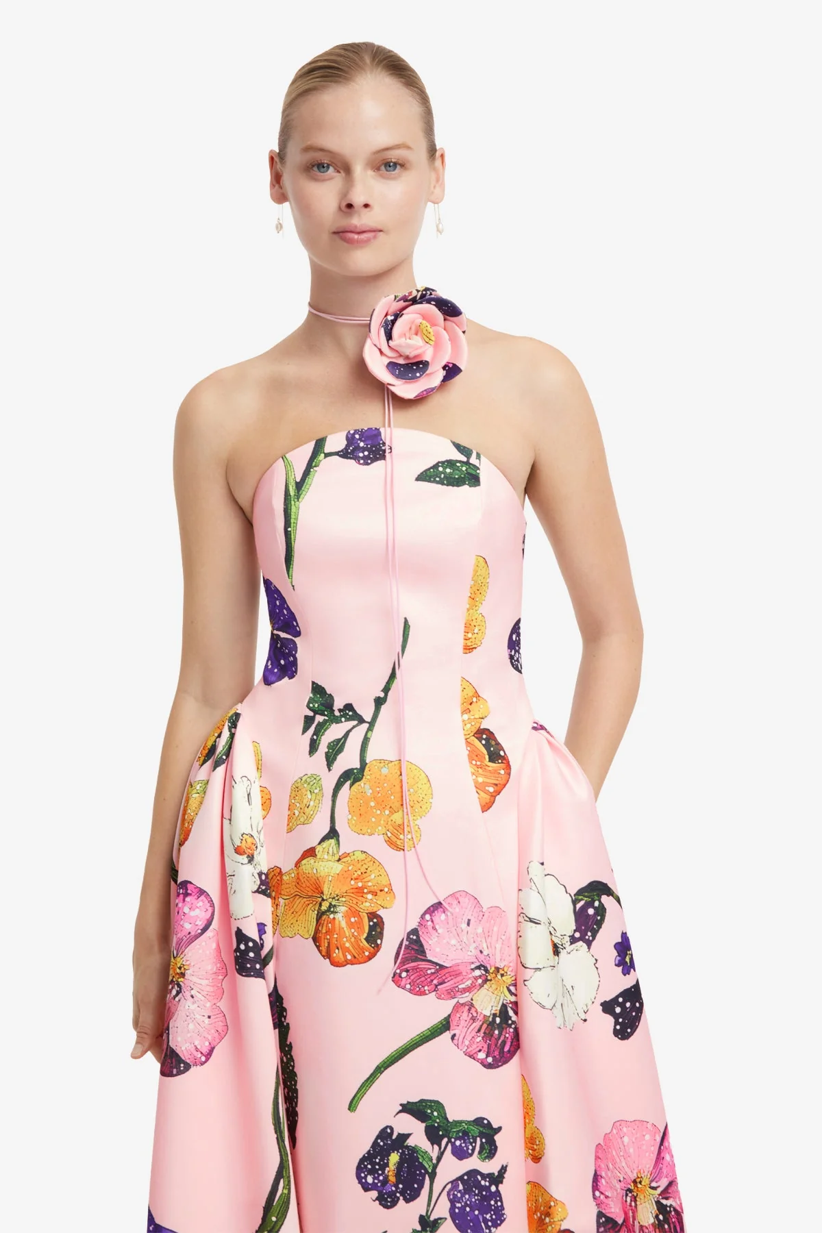 Violet Bustier Maxi Dress - Wildbloom