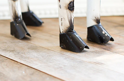 Recycled Folk Art Metal Goat