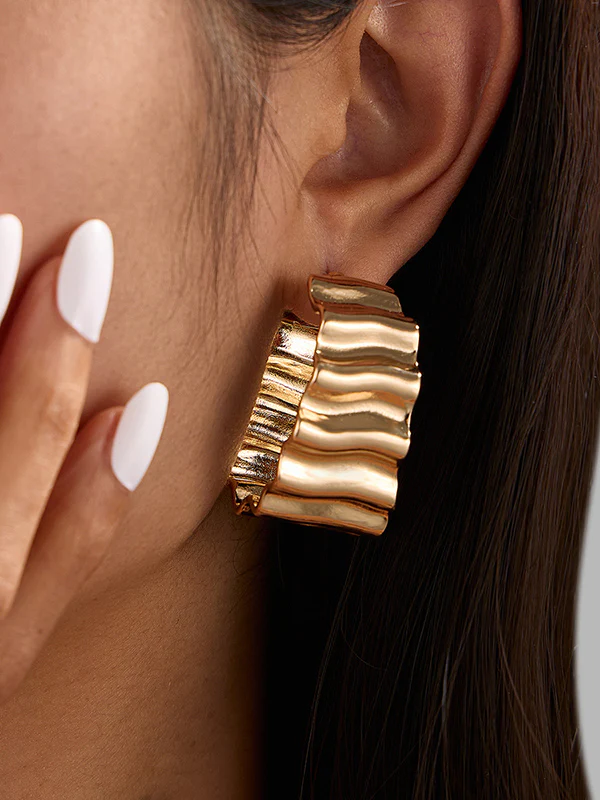 Geometric Drop Earrings