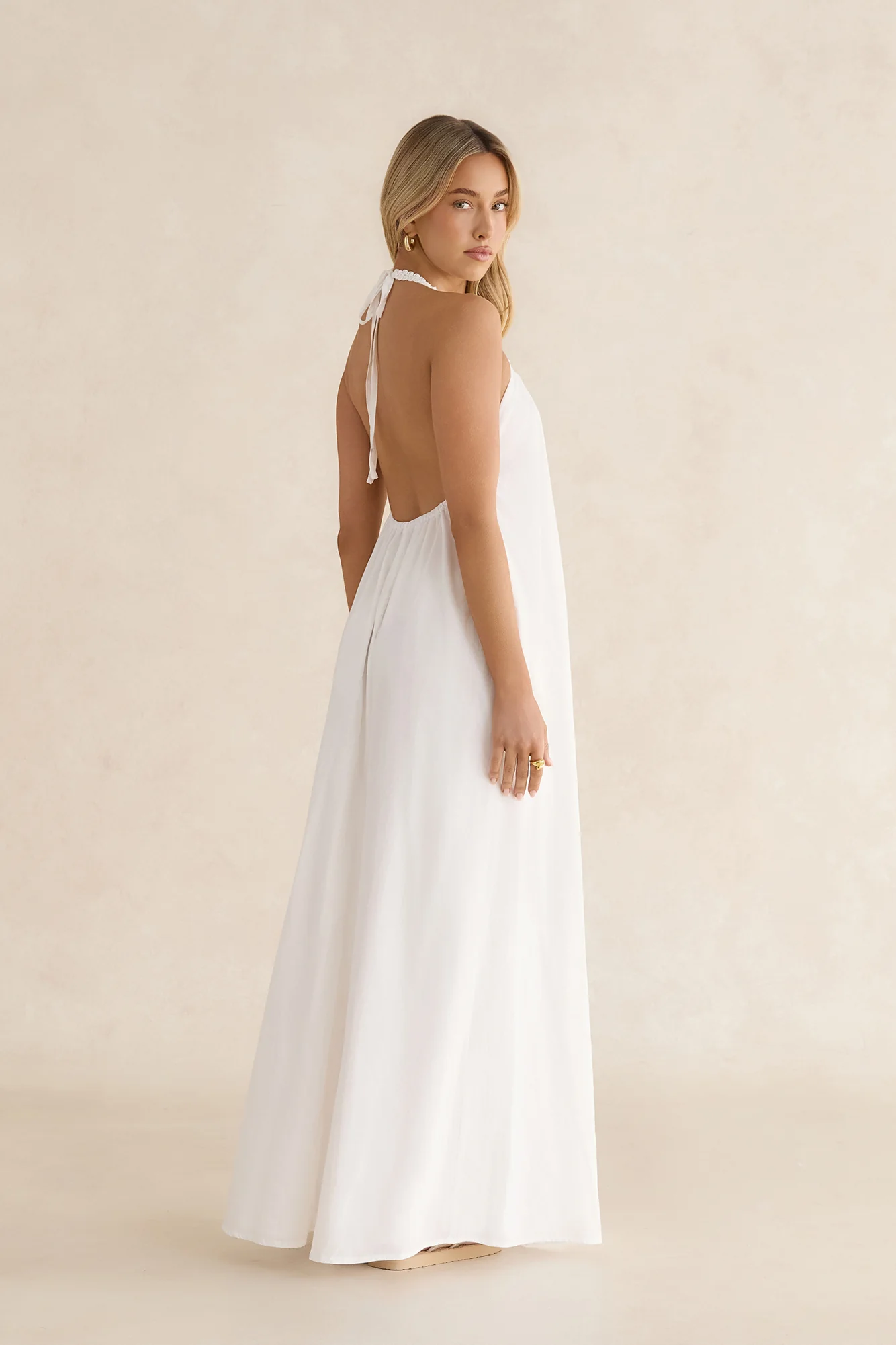Valencia Maxi Dress White