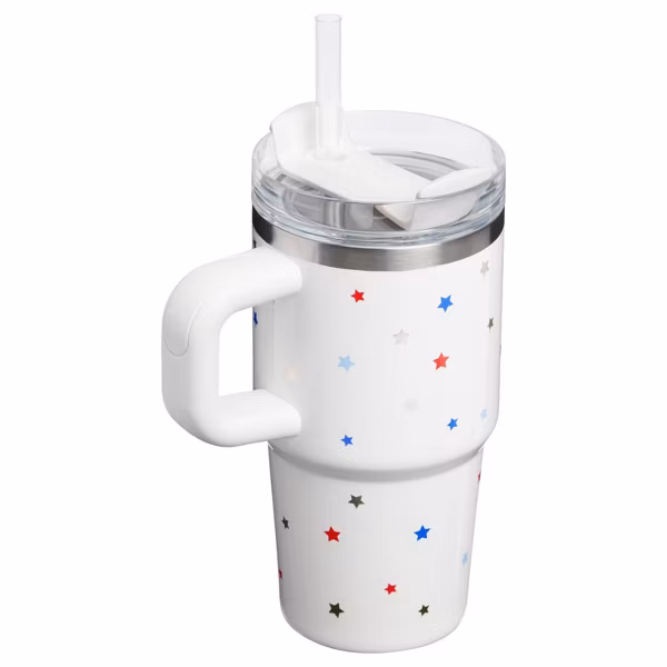 Stanley 20 oz Stainless Steel H2.0 FlowState Quencher Tumbler Blue Starry Stripes