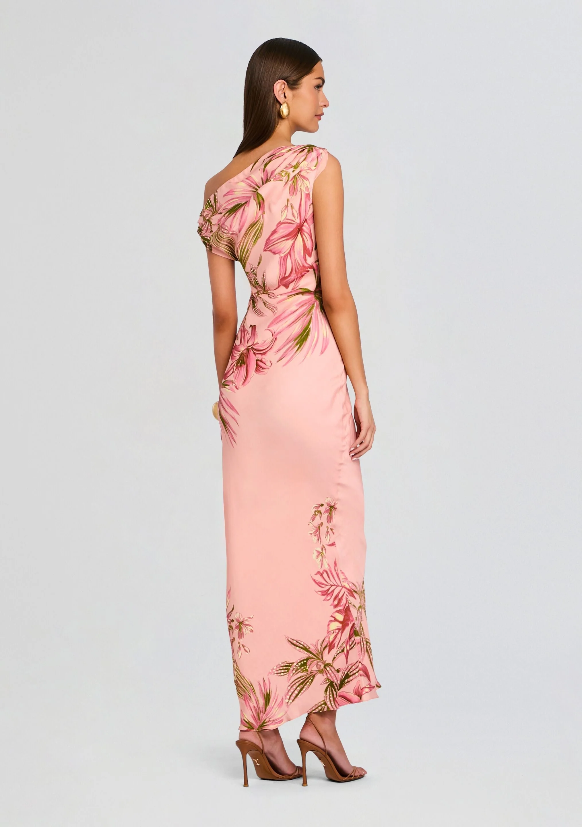 Cain One Shoulder Maxi Dress