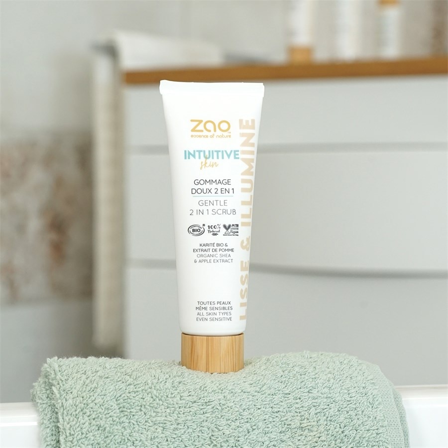 Zao Oczyszczanie twarzy Delikatny peeling 2 w 1