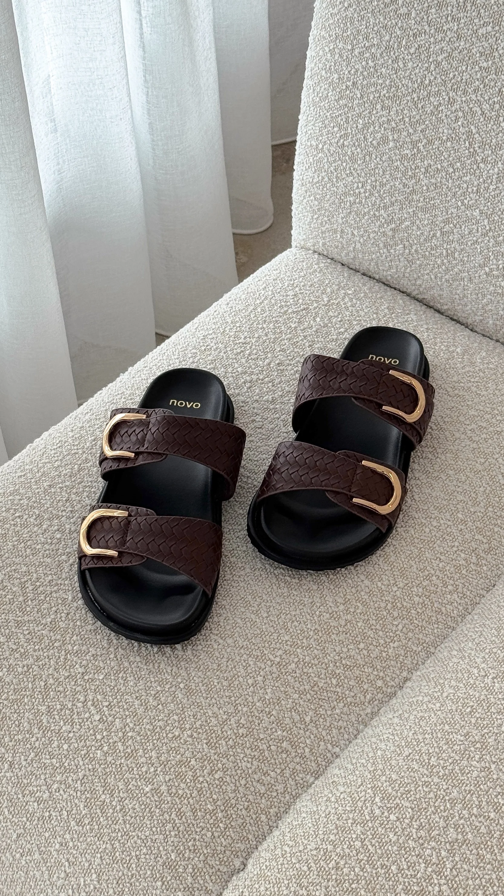 Rosalyn Slides - Chocolate