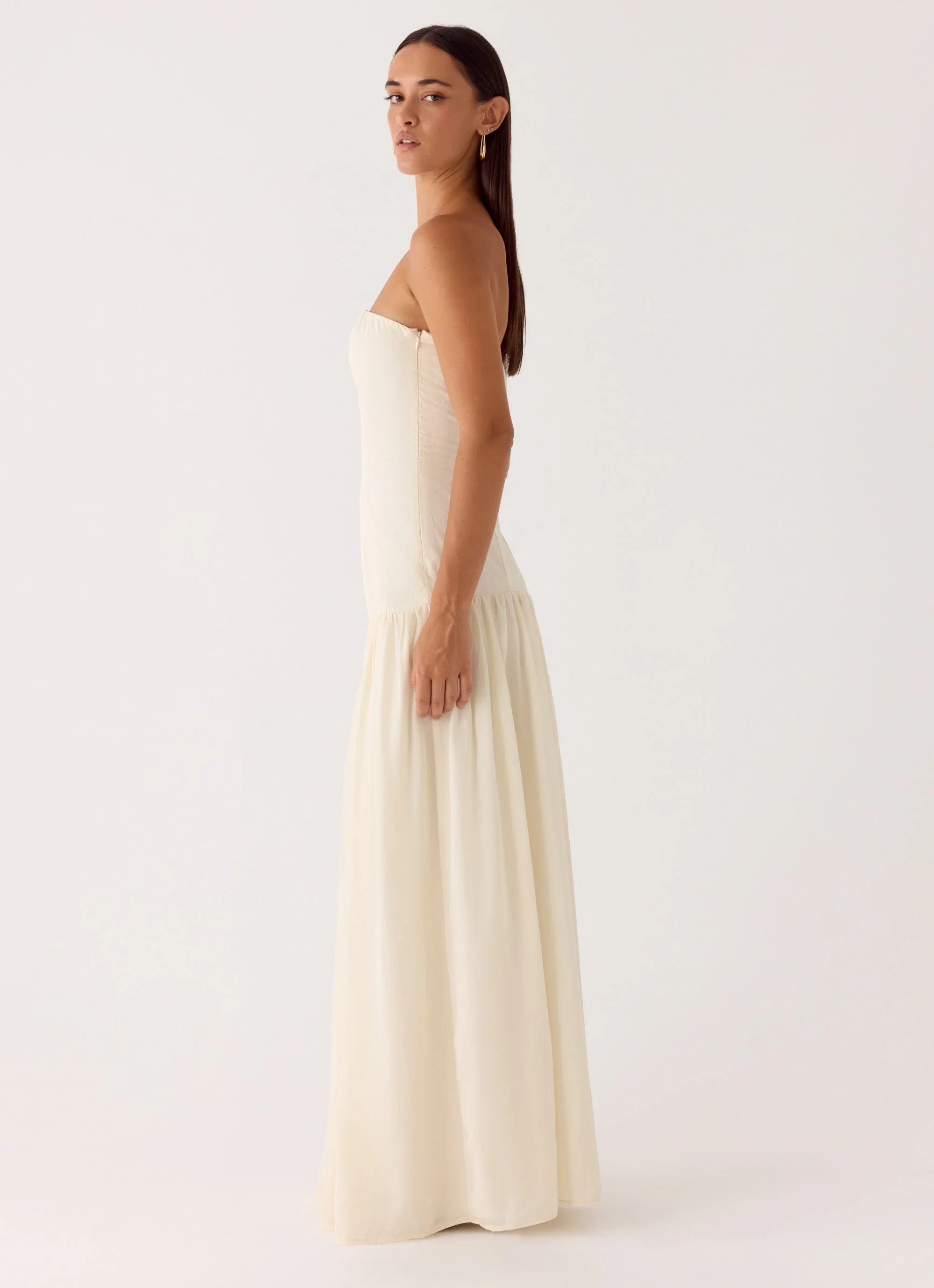 Slowing Tide Maxi Dress - Ivory