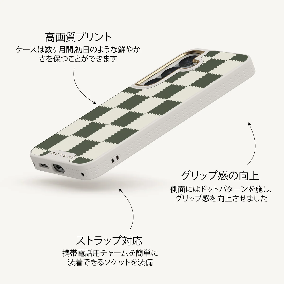 Retro Grid - Samsung Galaxy S25 ケース