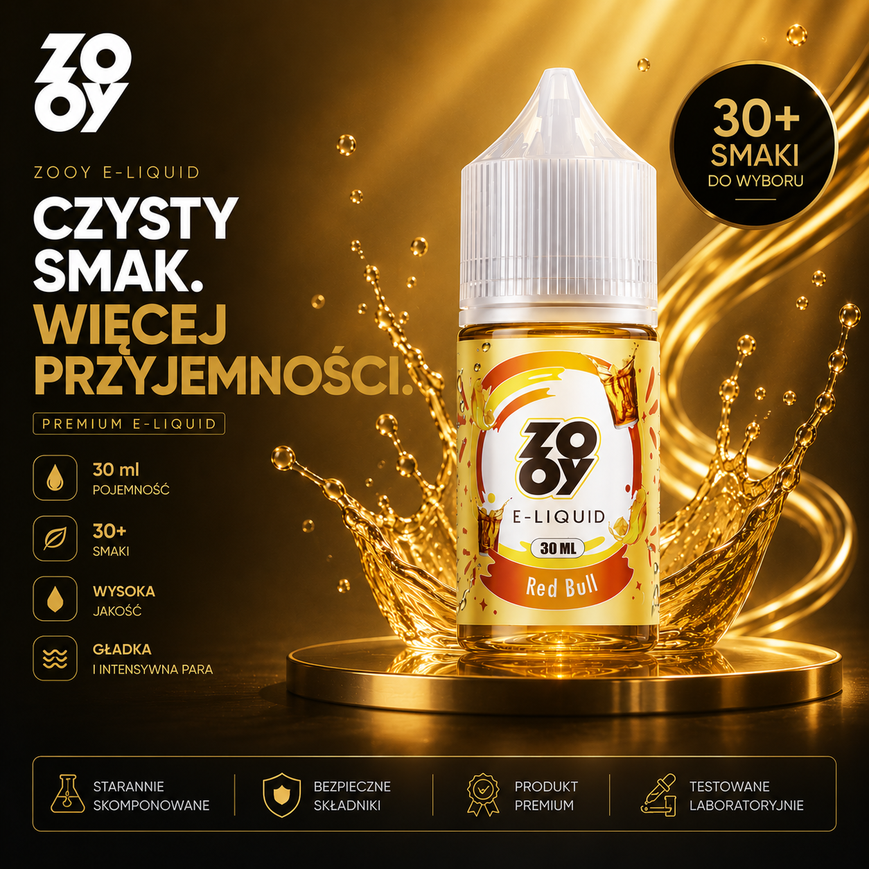 ZOOY 30ML E-LIQUIDY