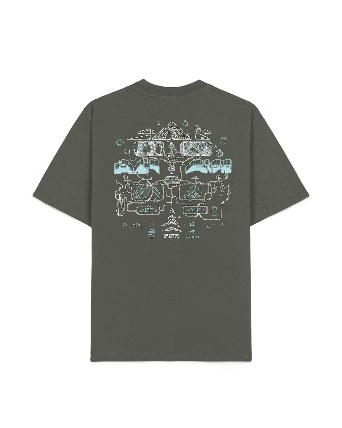 Brain Dead x Arc'teryx All Rise London T-shirt - Forest Green
