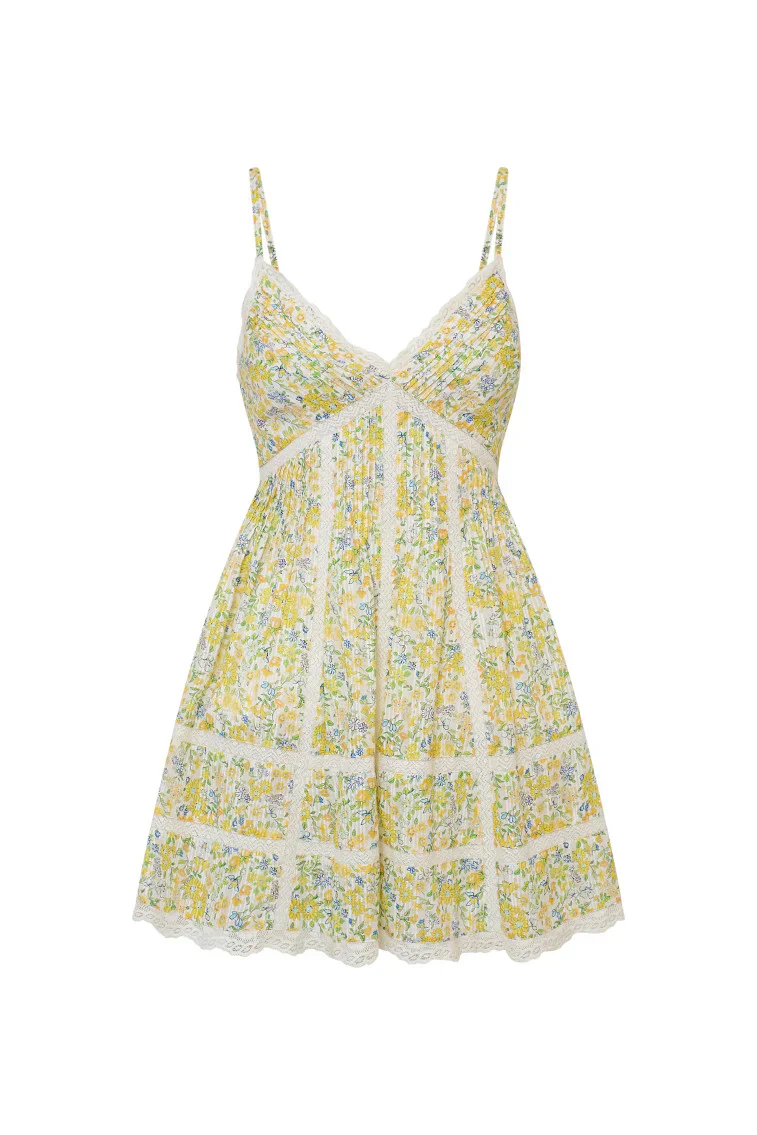 Docila Cotton Mini Dress - luluinthesky