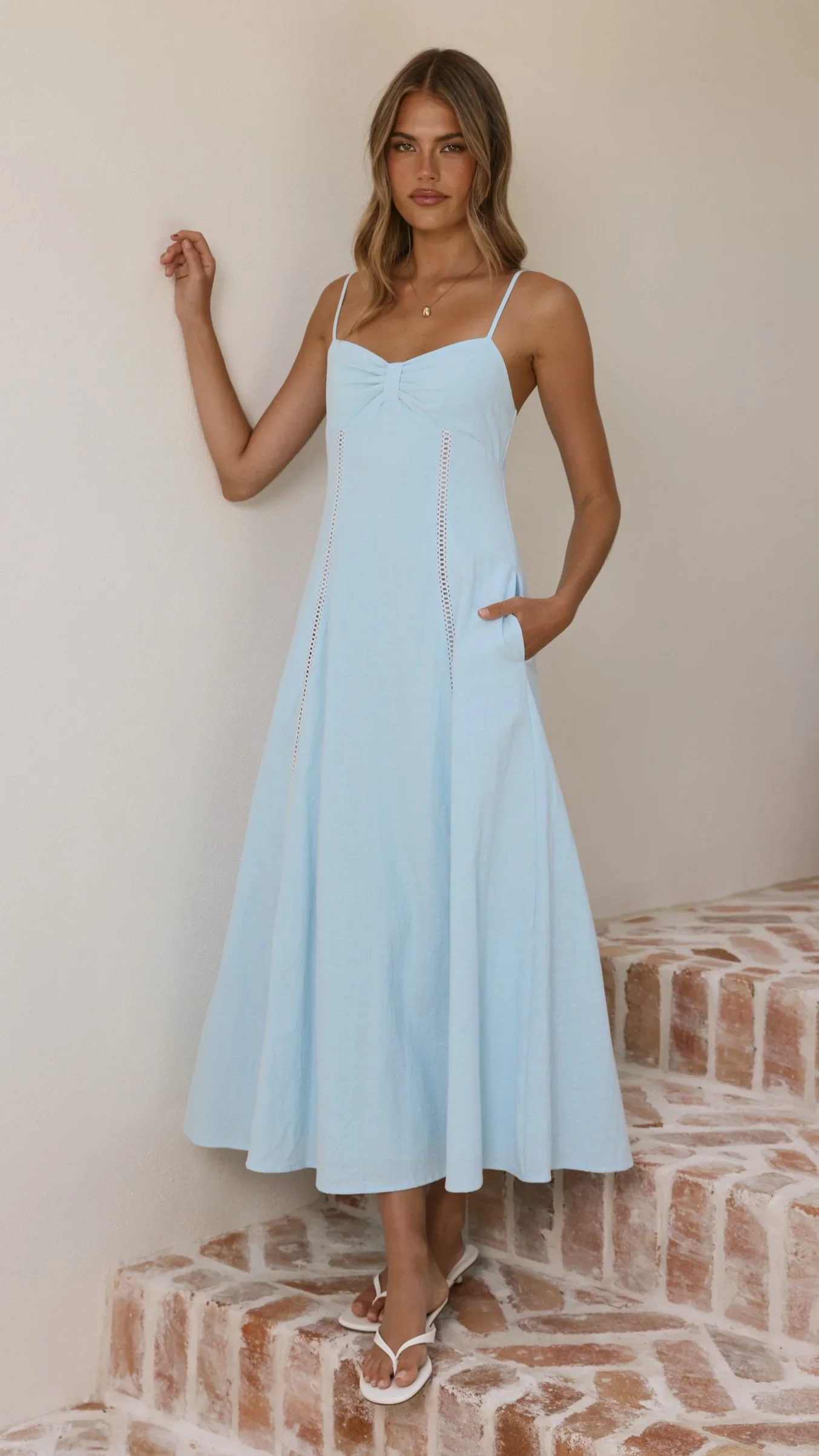 Suri Maxi Dress - Blue - luluinthesky