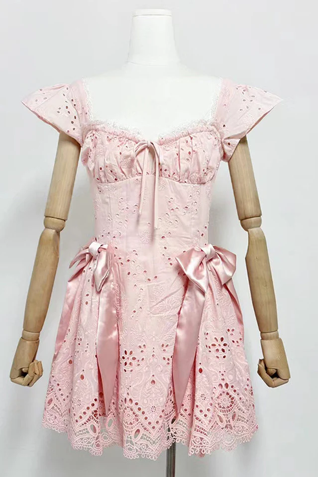 Giglio Broderie Anglais Mini Dress