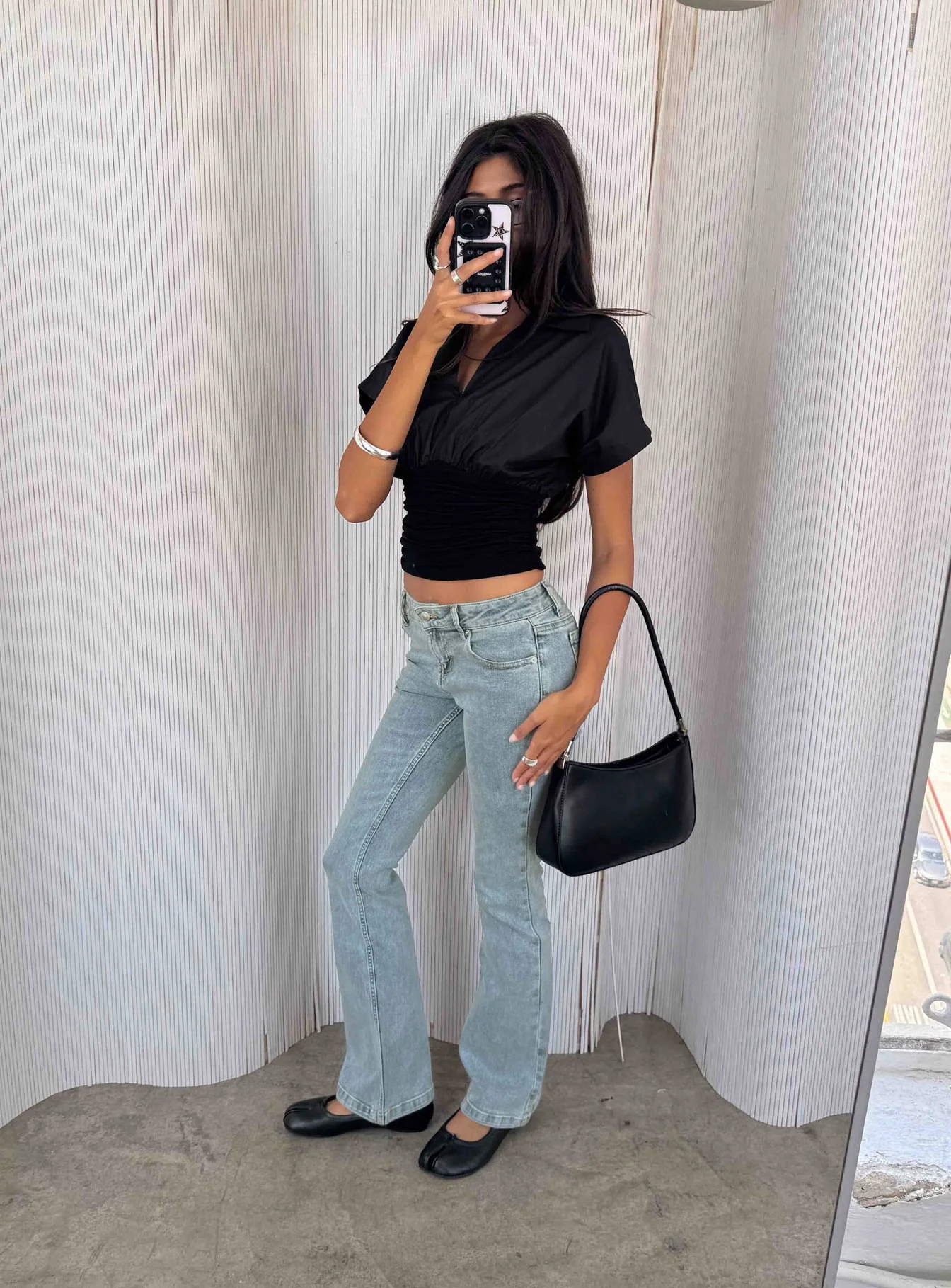 Bethany Low Rise Bootleg Jeans Ice Wash