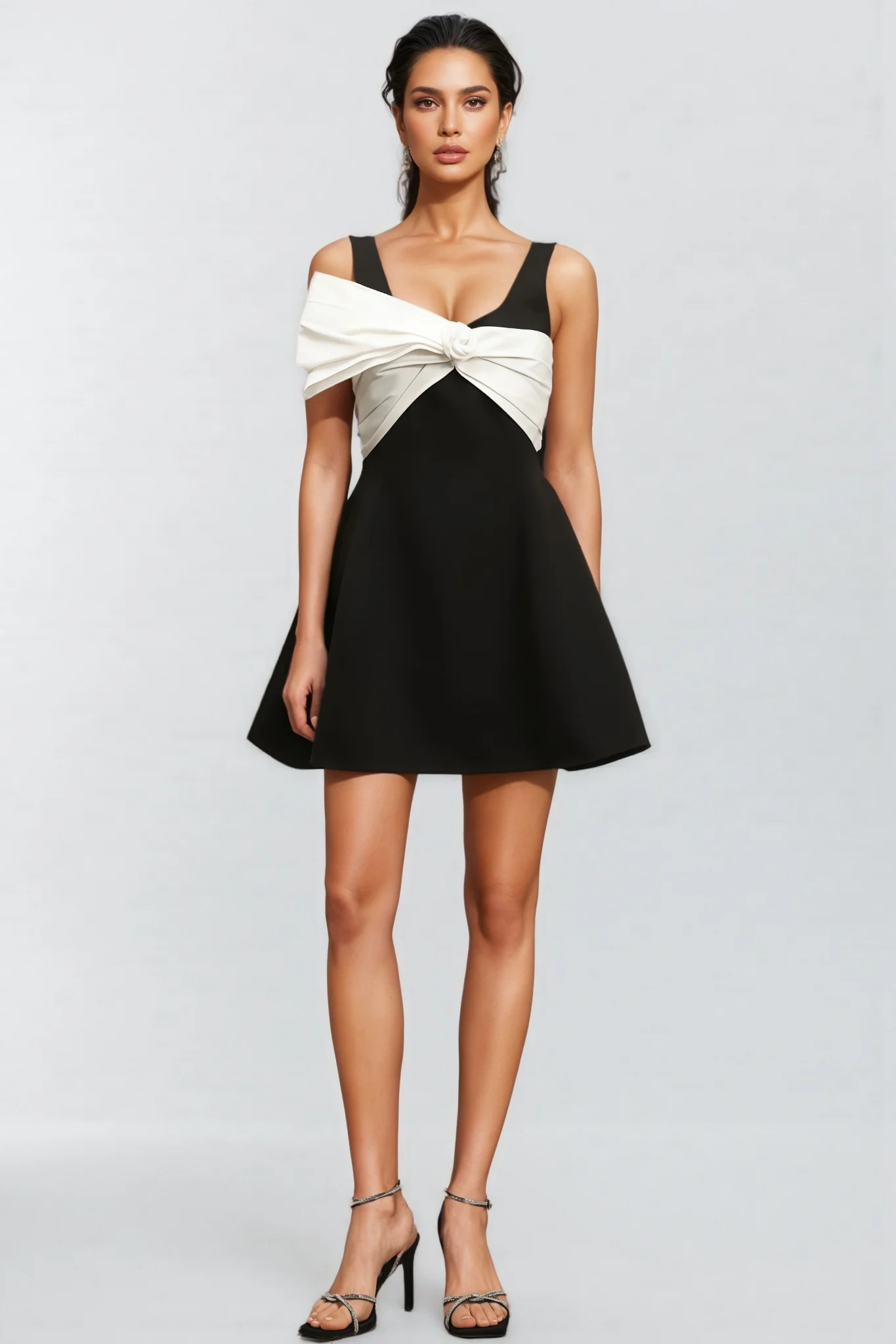 Deirdre Sleeveless Bow Mini Dress