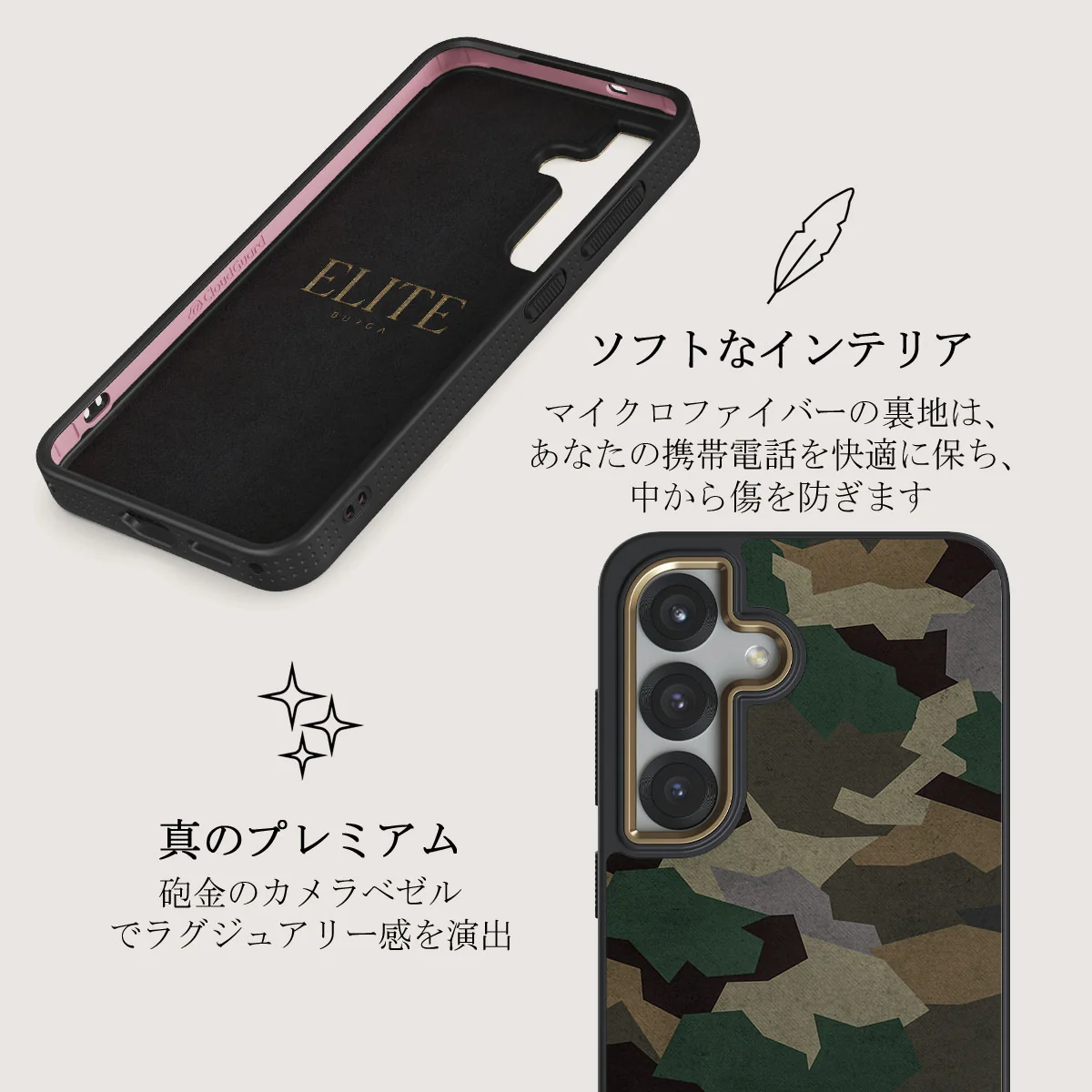 Tropical Green Camo - Samsung Galaxy S25 Plus ケース
