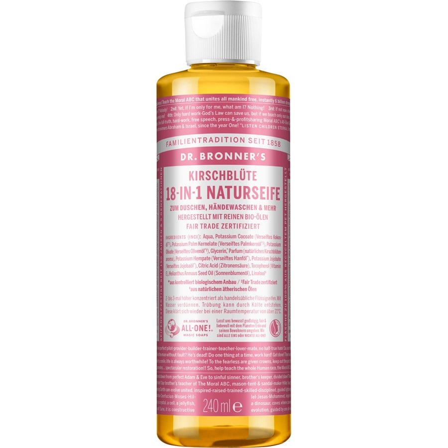 Dr. Bronner's Mydła w płynie Naturalne mydło kwiat wiśni 18-1