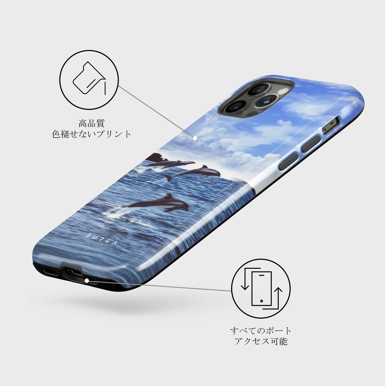 Retro Splash - iPhone 12 Pro ケース