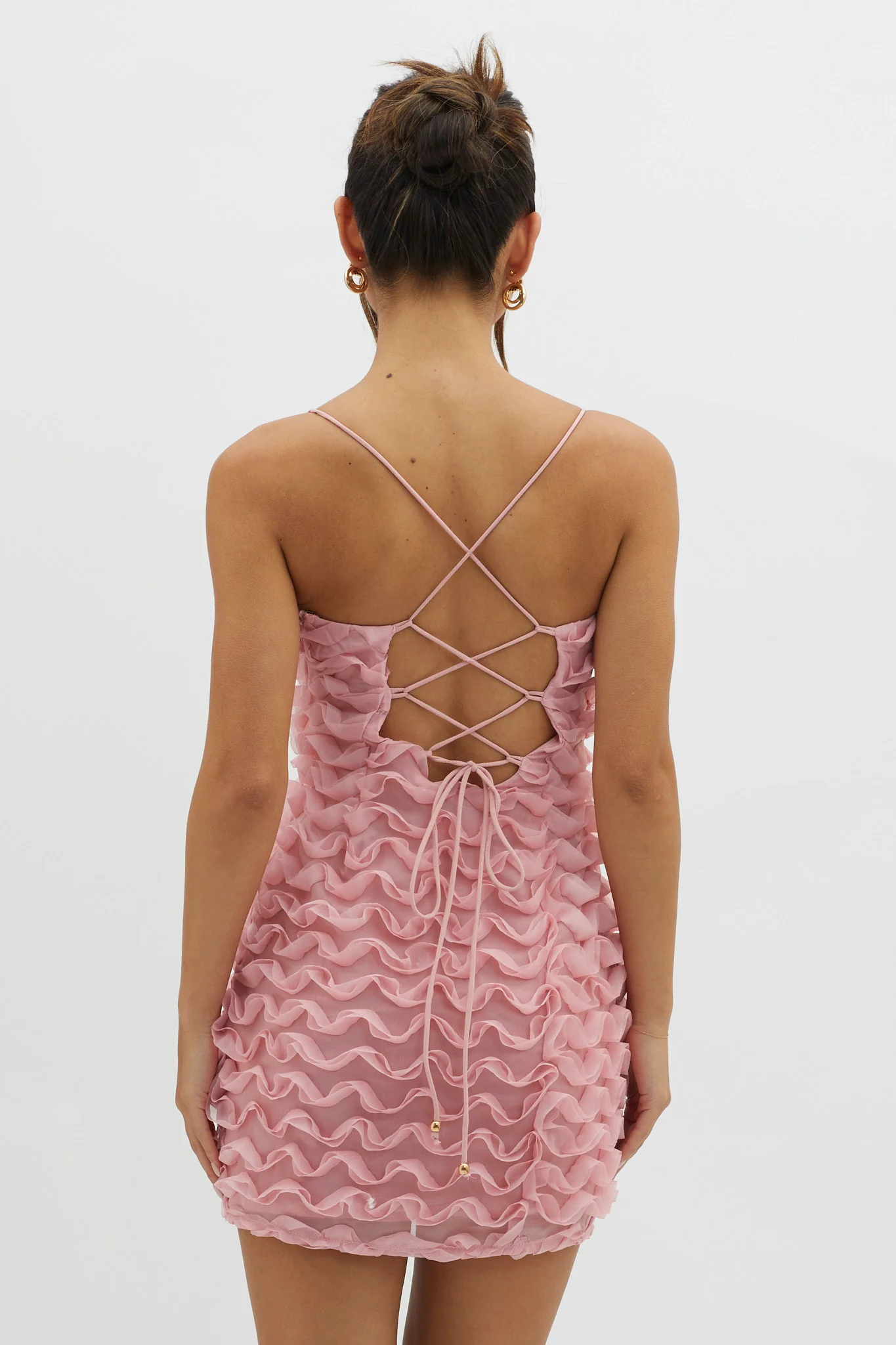 Tizzy Embellished Mini Dress Pink