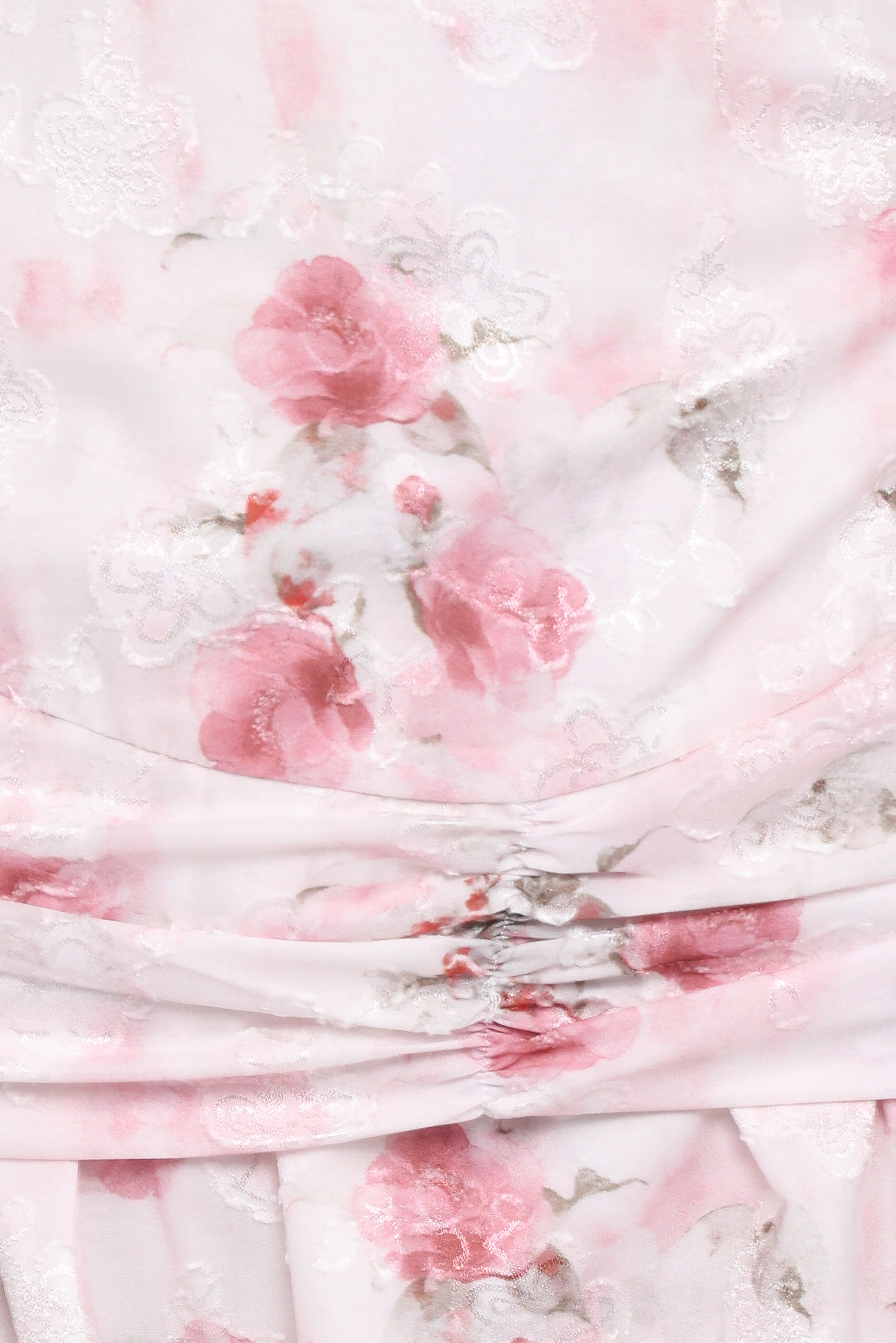 Lelia Halterneck Midi Dress - Pink Floral