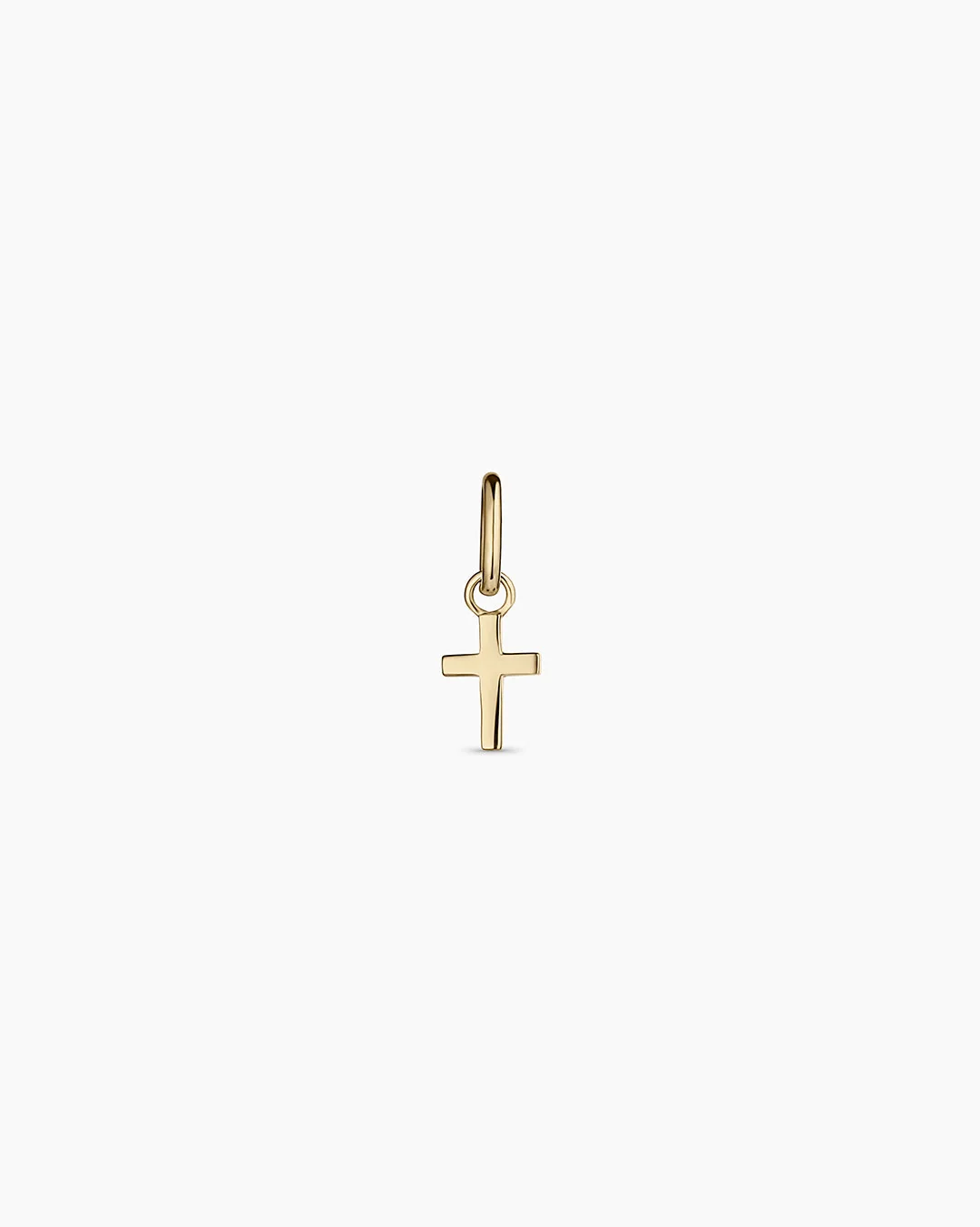 14K Gold Cross Charm