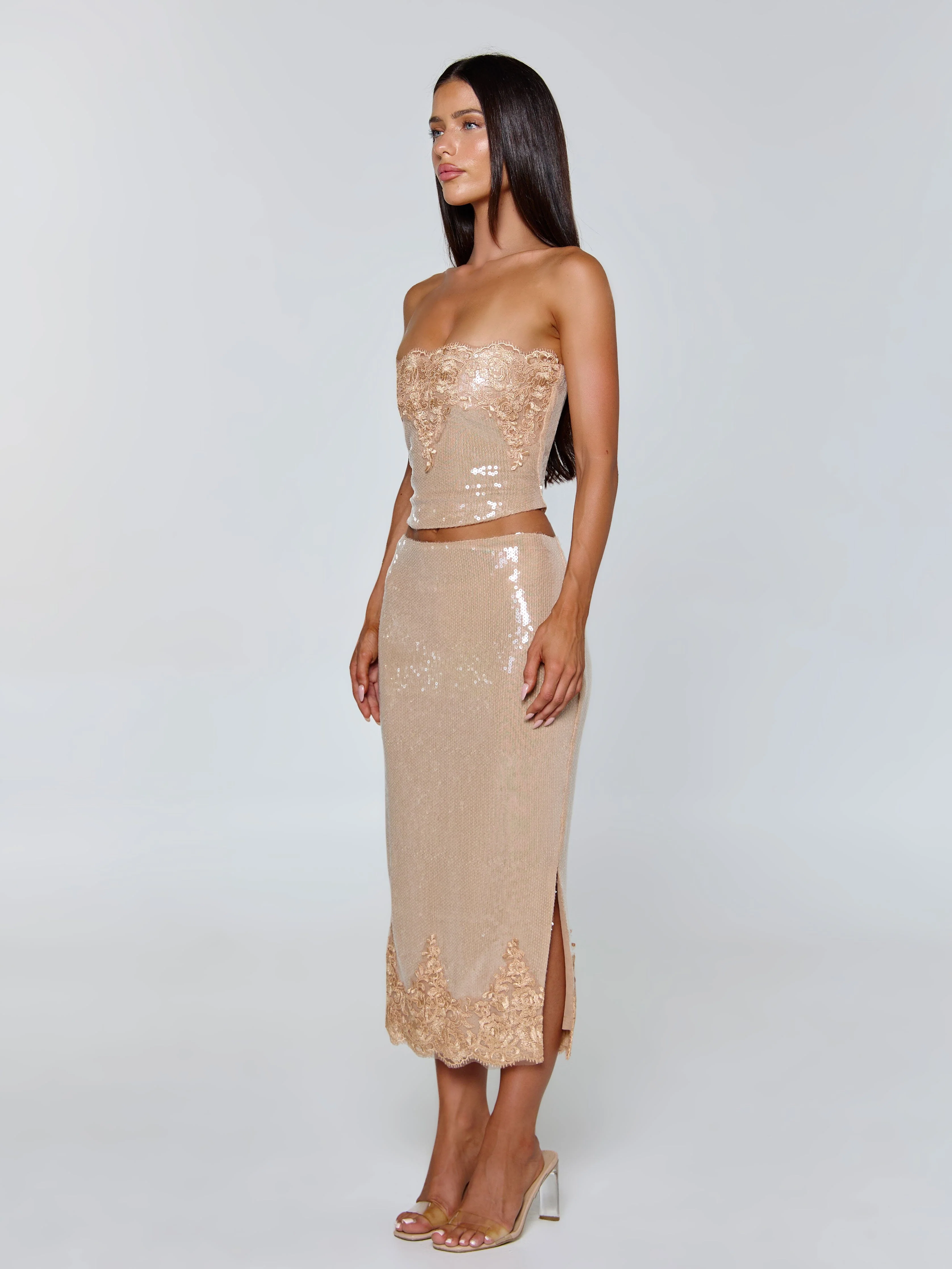 Saela Top Beige
