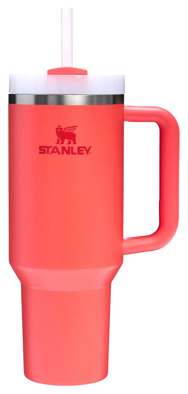 Stanley 40 oz. Quencher H2.0 FlowState Tumbler - Hot Coral